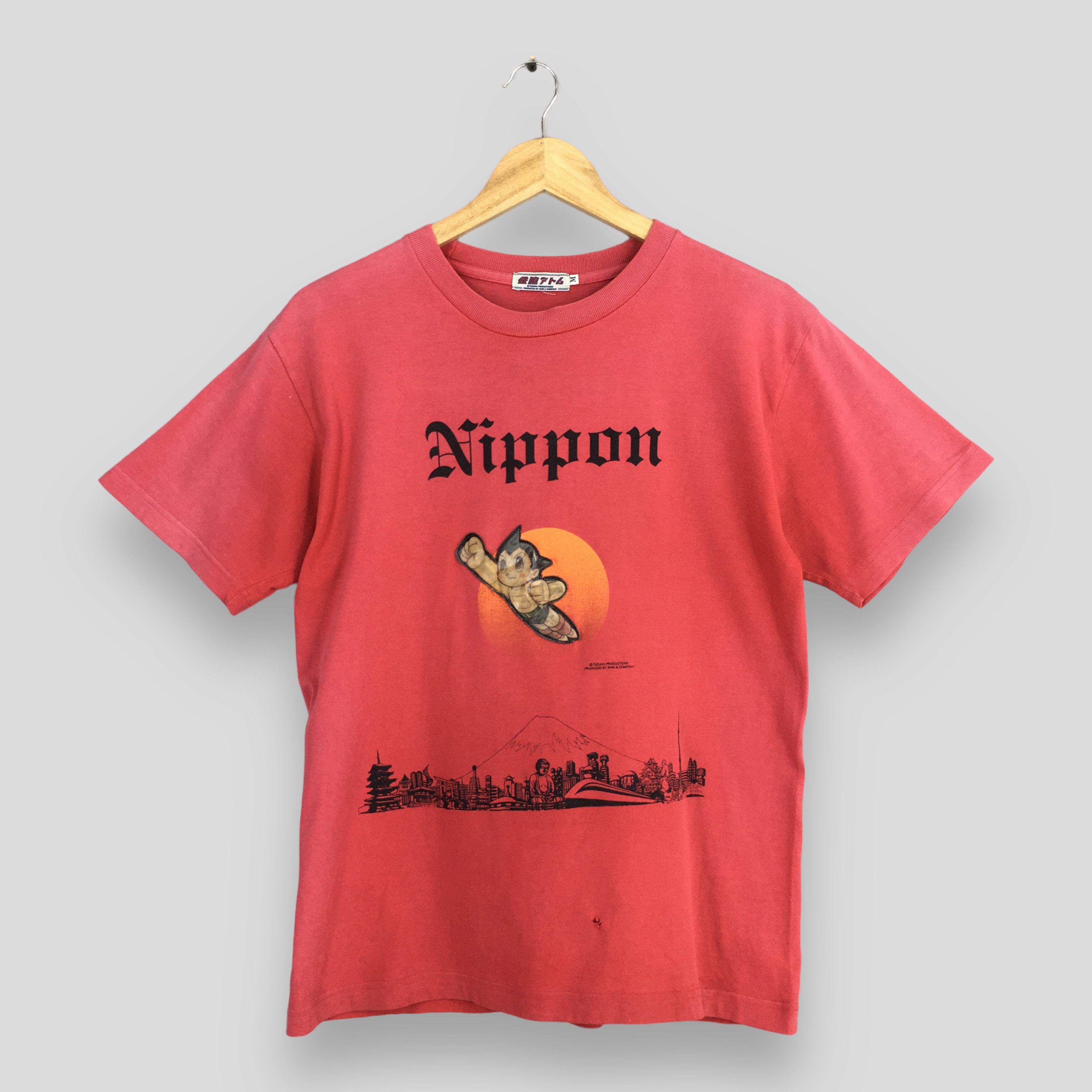 Anime Vintage Astro Boy Nippon Japanese Anime Red T shirt Medium Size US M / EU 48-50 / 2 - 1 Thumbnail