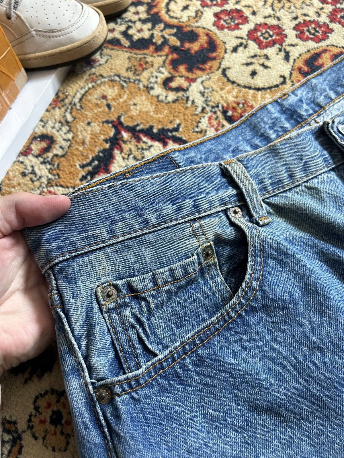 Levi's Vintage Clothing Vintage Levi’s 501 made in usa denim jeans pants Size US 40 / EU 56 - 6 Thumbnail
