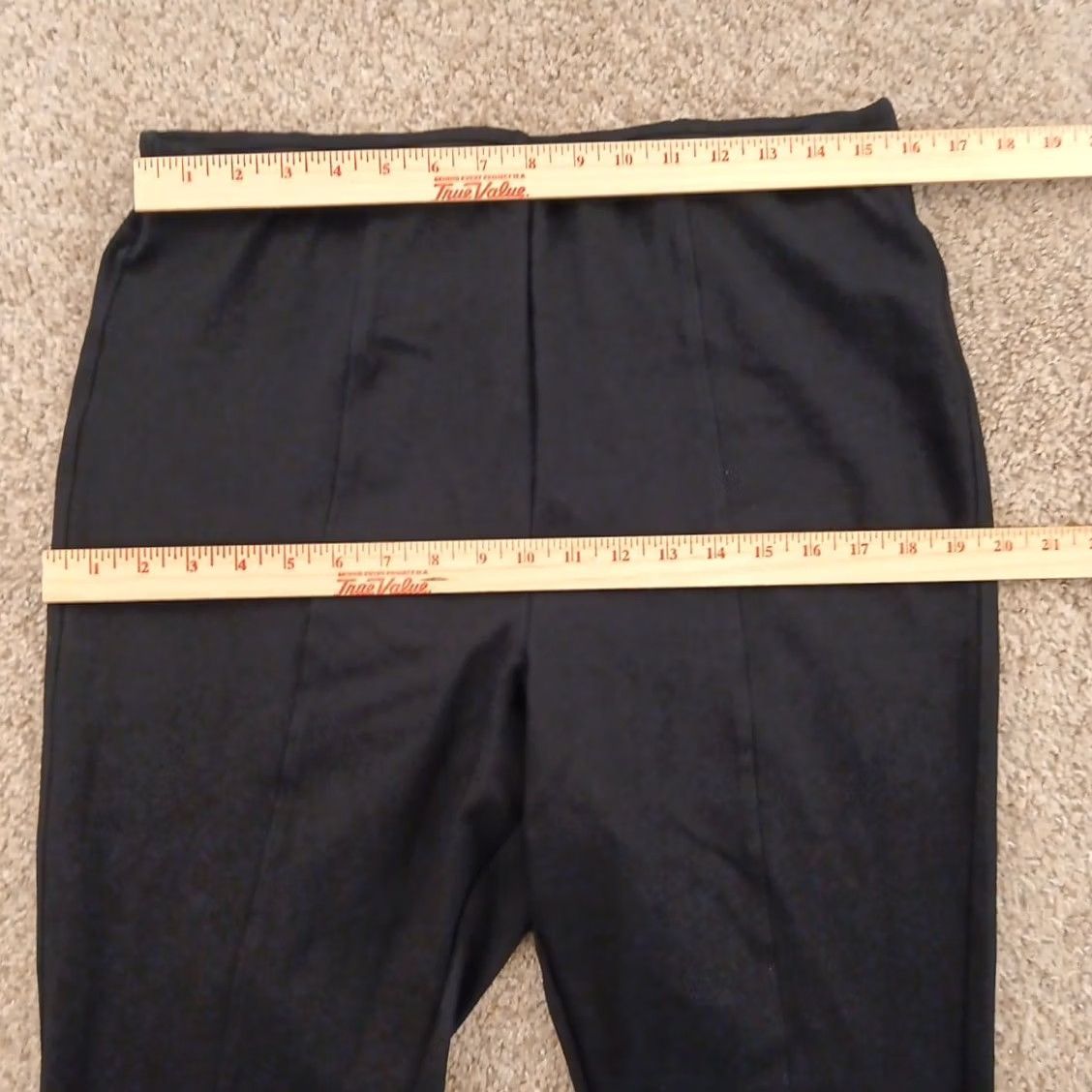 Old Navy Old Navy Pants Womens XL Black Skinny High Rise Pull On 32x25 Crop Ankle Clothing Women’s Slim Stretch Nylon Rayon Spandex Size 40" / US 18 - 2 Thumbnail