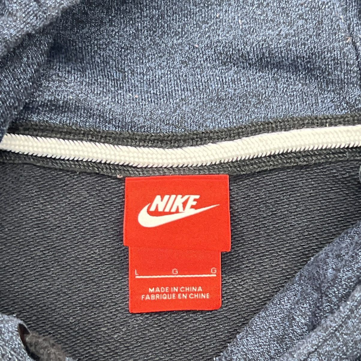 Nike Nike Sweatshirt Hoodie Blue French Terry Sweater Pullover Size US L / EU 52-54 / 3 - 9 Thumbnail