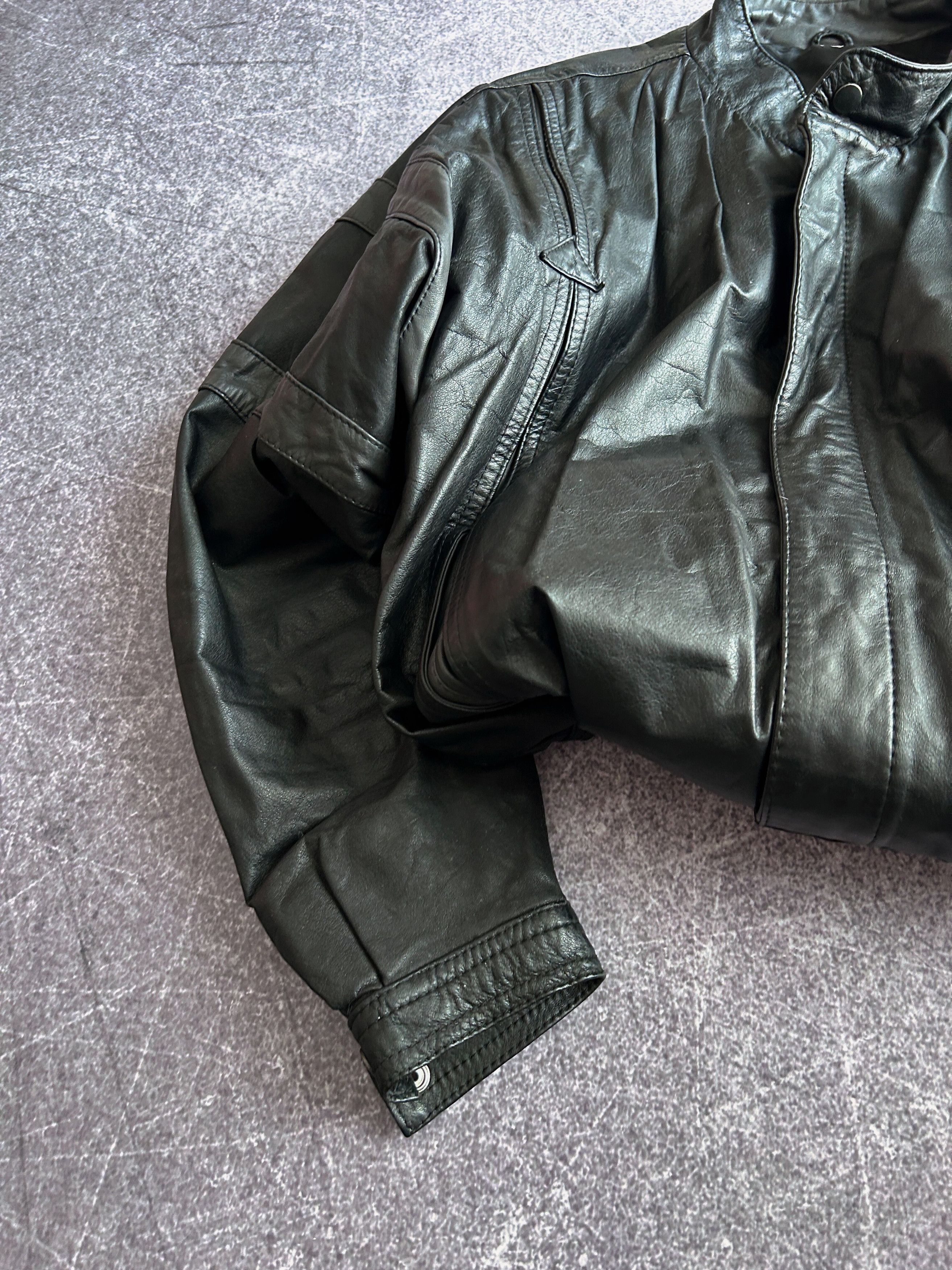 Other VTG Yohji Yamamoto Style REAL LEATHER JACKET 90s Size US M / EU 48-50 / 2 - 2 Thumbnail