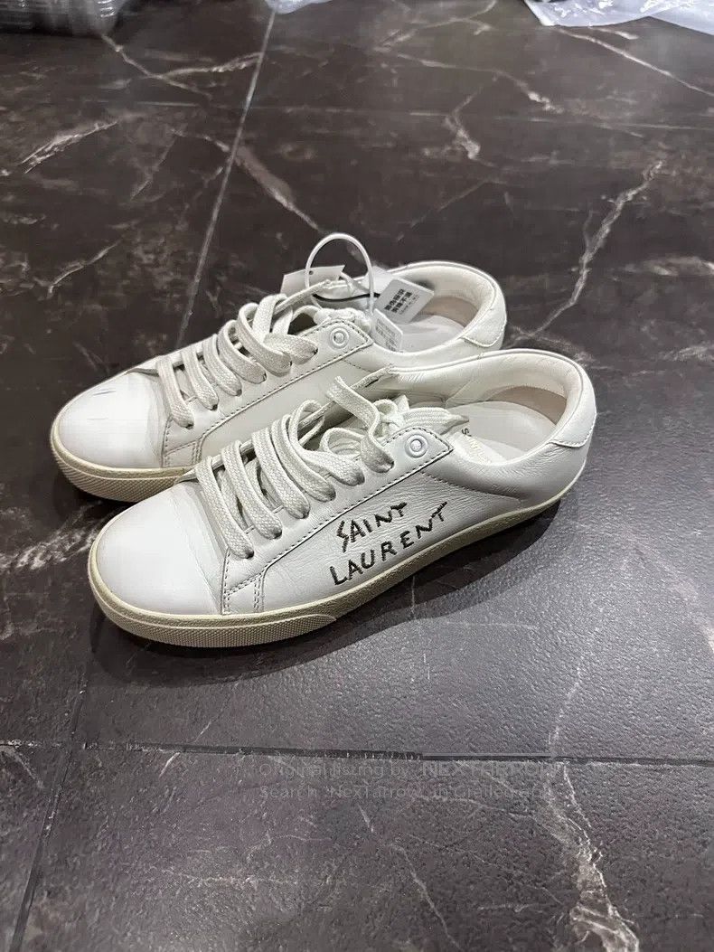 Saint Laurent Paris Saint Laurent Paris White sneakers i Size US 6 / IT 36 - 1 Thumbnail