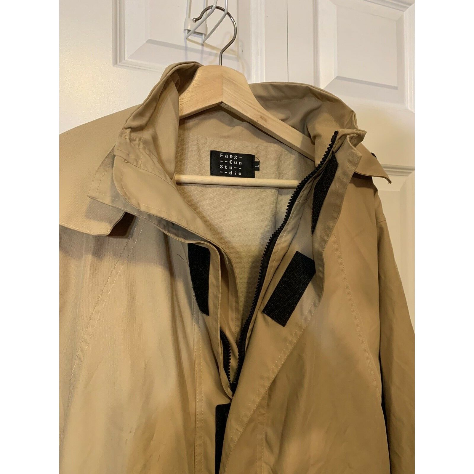 Other Fang-Cun Studio Jacket Women’s Sz L Tan Hood Size L / US 10 / IT 46 - 7 Thumbnail