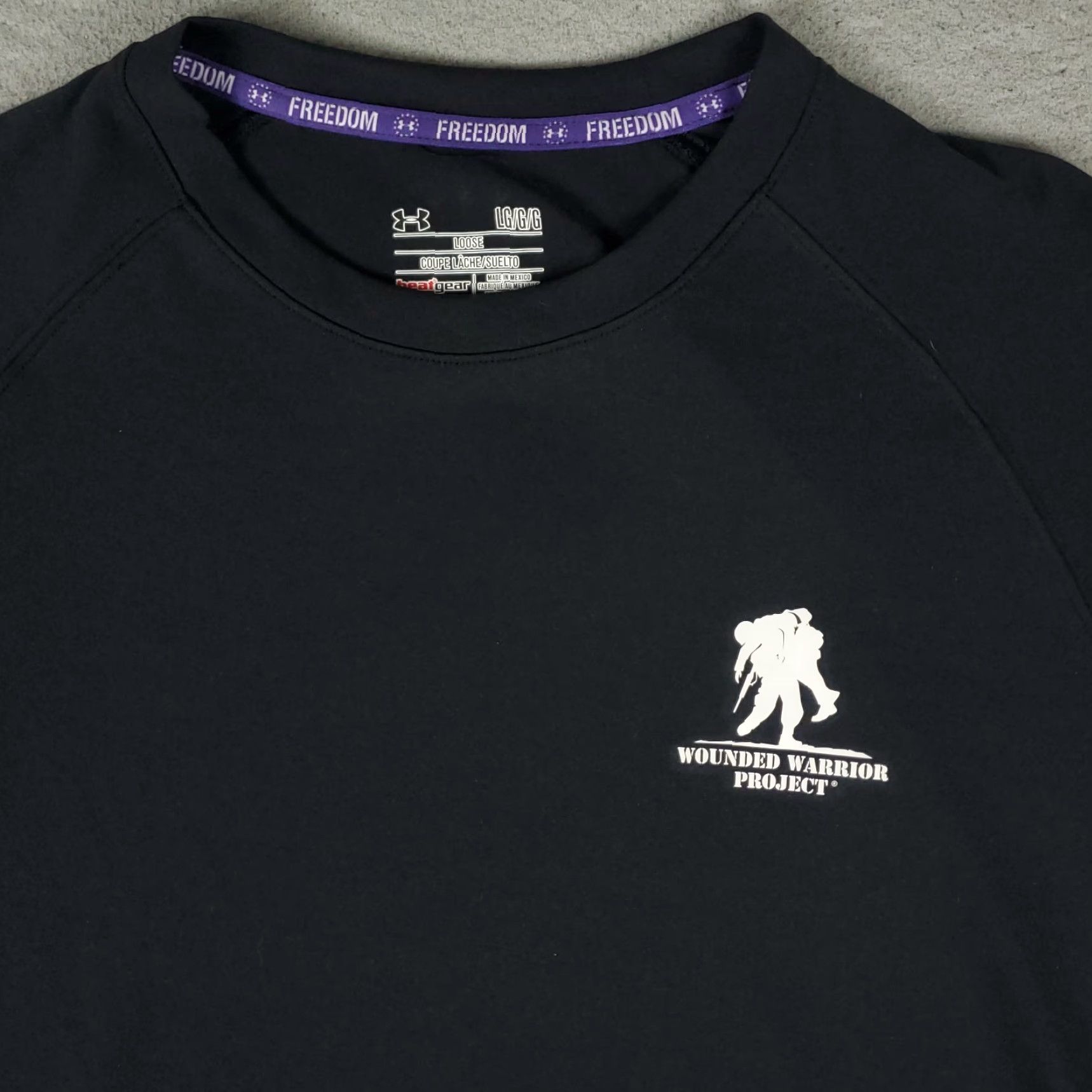 Under Armour Under Armour T Shirt Mens Size Large Black Active Training Short Sleeve Size US L / EU 52-54 / 3 - 2 Thumbnail