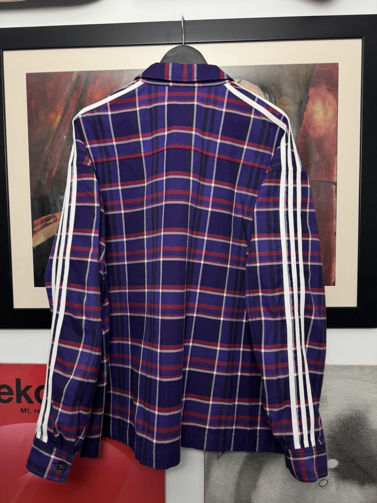 Adidas Adidas Originals X Korn Band Overshirt Plaid Button Up Rare Size US L / EU 52-54 / 3 - 3 Thumbnail