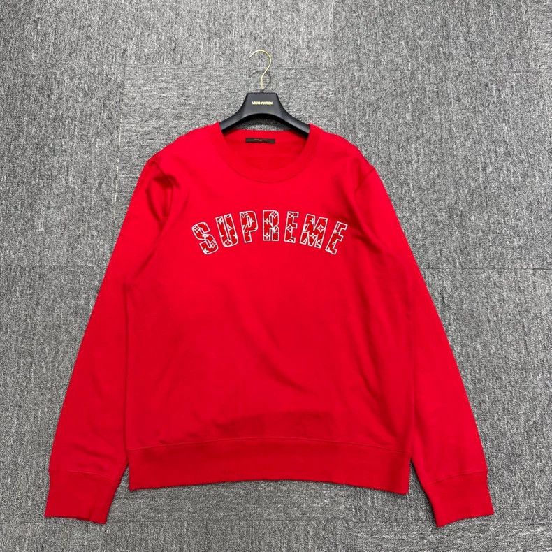 Louis Vuitton Louis Vuitton Supreme Red Sweatshirt- DMC Size US XXL / EU 58 / 5 - 1 Thumbnail
