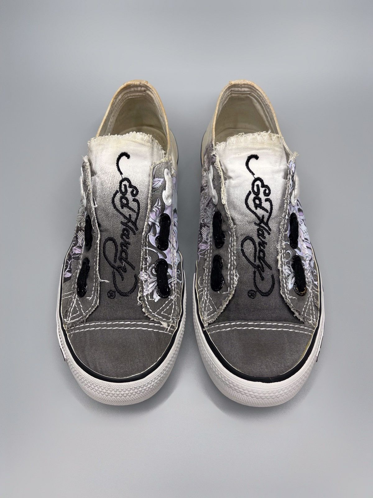 Ed Hardy × Vintage Y2k Ed Hardy By Christian Audigier Sneakers Size US 7 / IT 37 - 3 Thumbnail