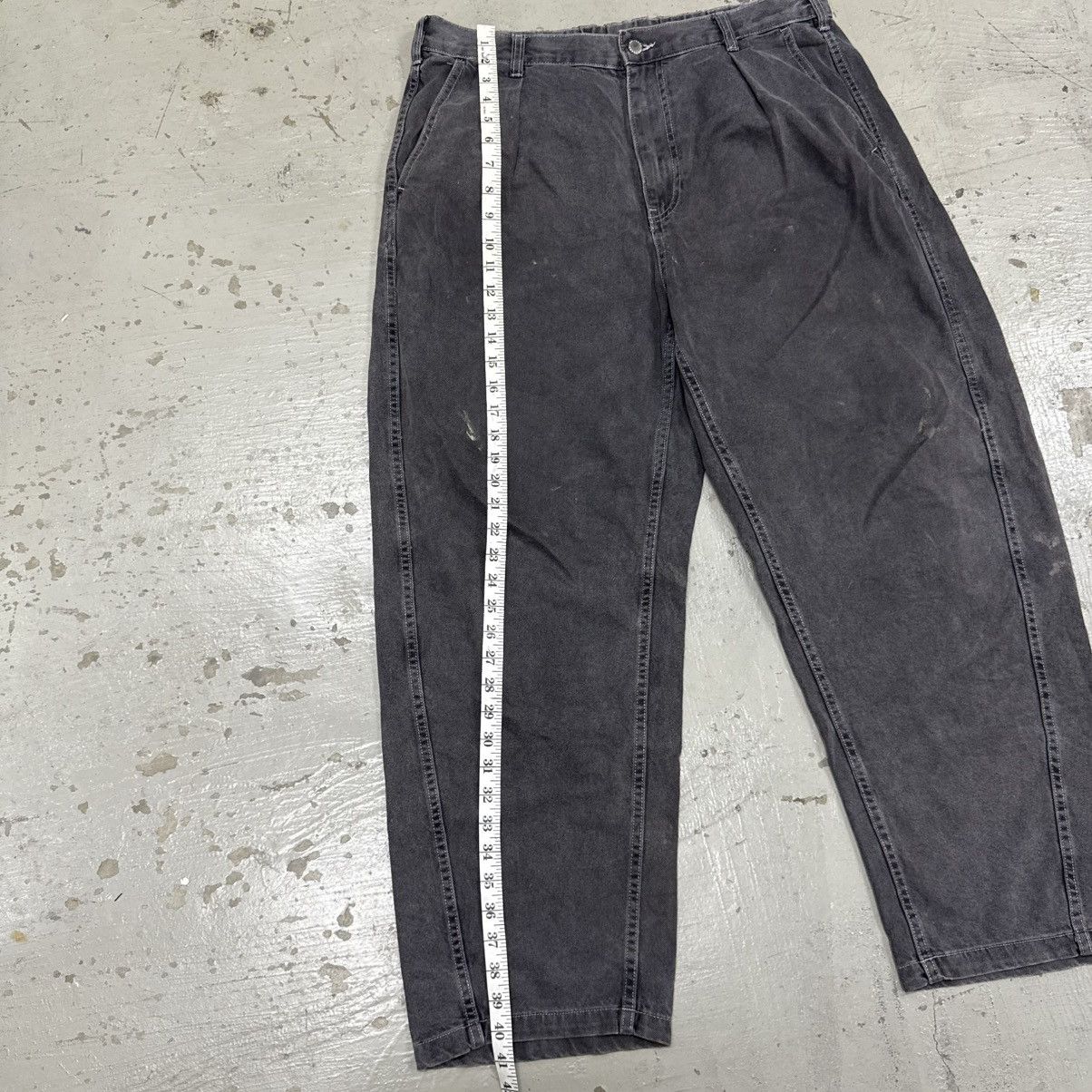 GU GU Japan Baggy Flare Jeans JNCO Size US 34 / EU 50 - 4 Thumbnail