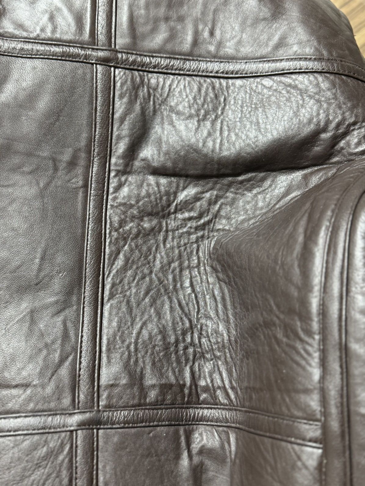 Vintage Vintage 90s Aviator Winter Leather Sherpa Jacket Size US XL / EU 56 / 4 - 13 Thumbnail