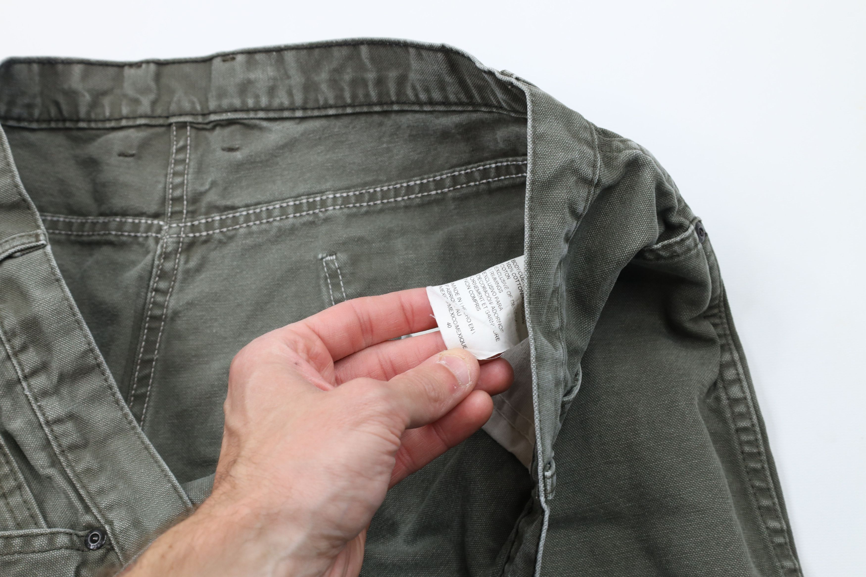 Dickies × Vintage Vintage Dickies Canvas Relaxed Fit Shorts Green Cotton Size US 40 / EU 56 - 6 Thumbnail