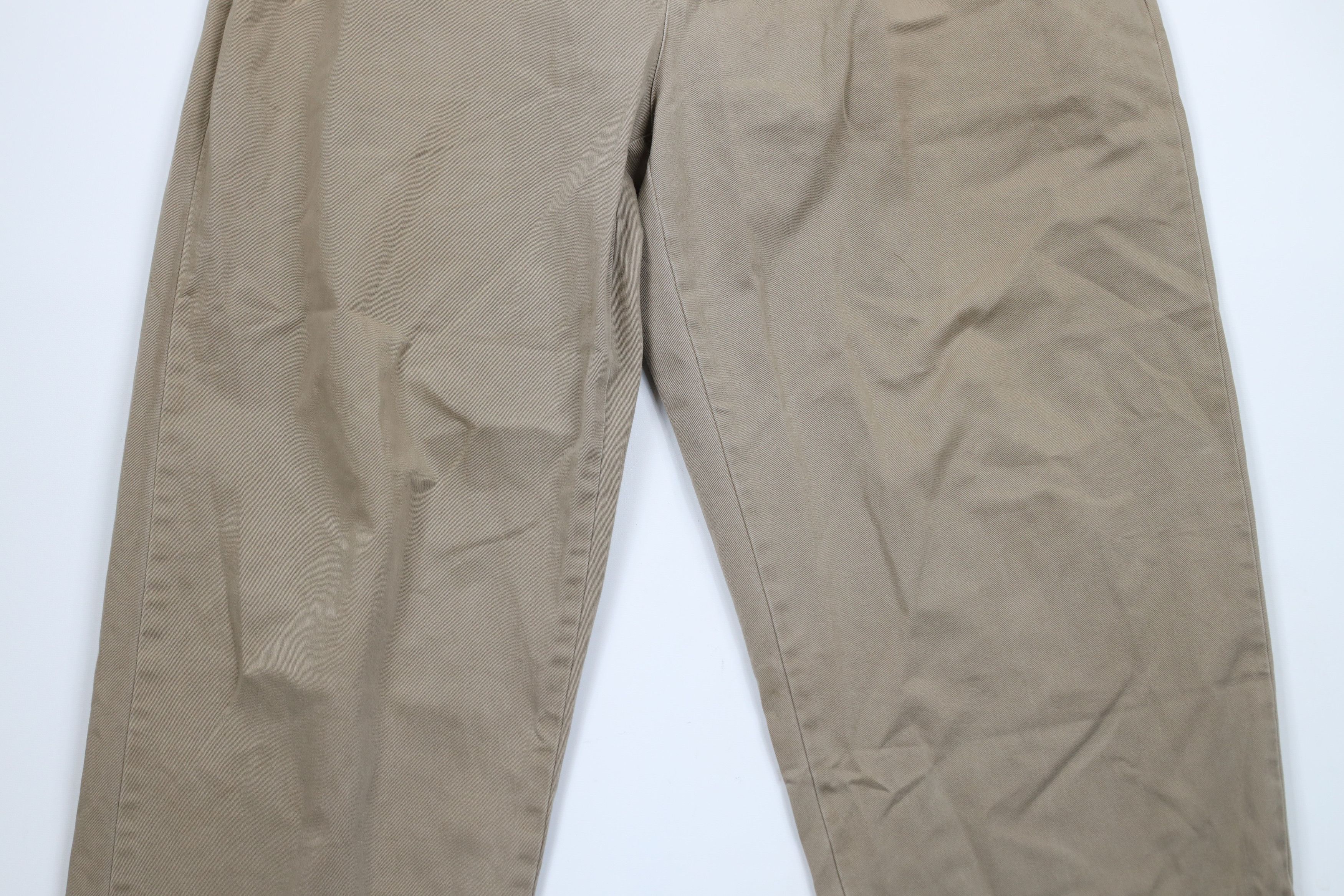 Tommy Hilfiger × Vintage Vintage 90s Tommy Hilfiger Pleated Wide Leg Chino Pants Size US 40 / EU 56 - 3 Thumbnail