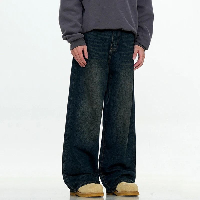 Jean × Vintage Casual Worn-out Jeans Size US 32 / EU 48 - 2 Thumbnail