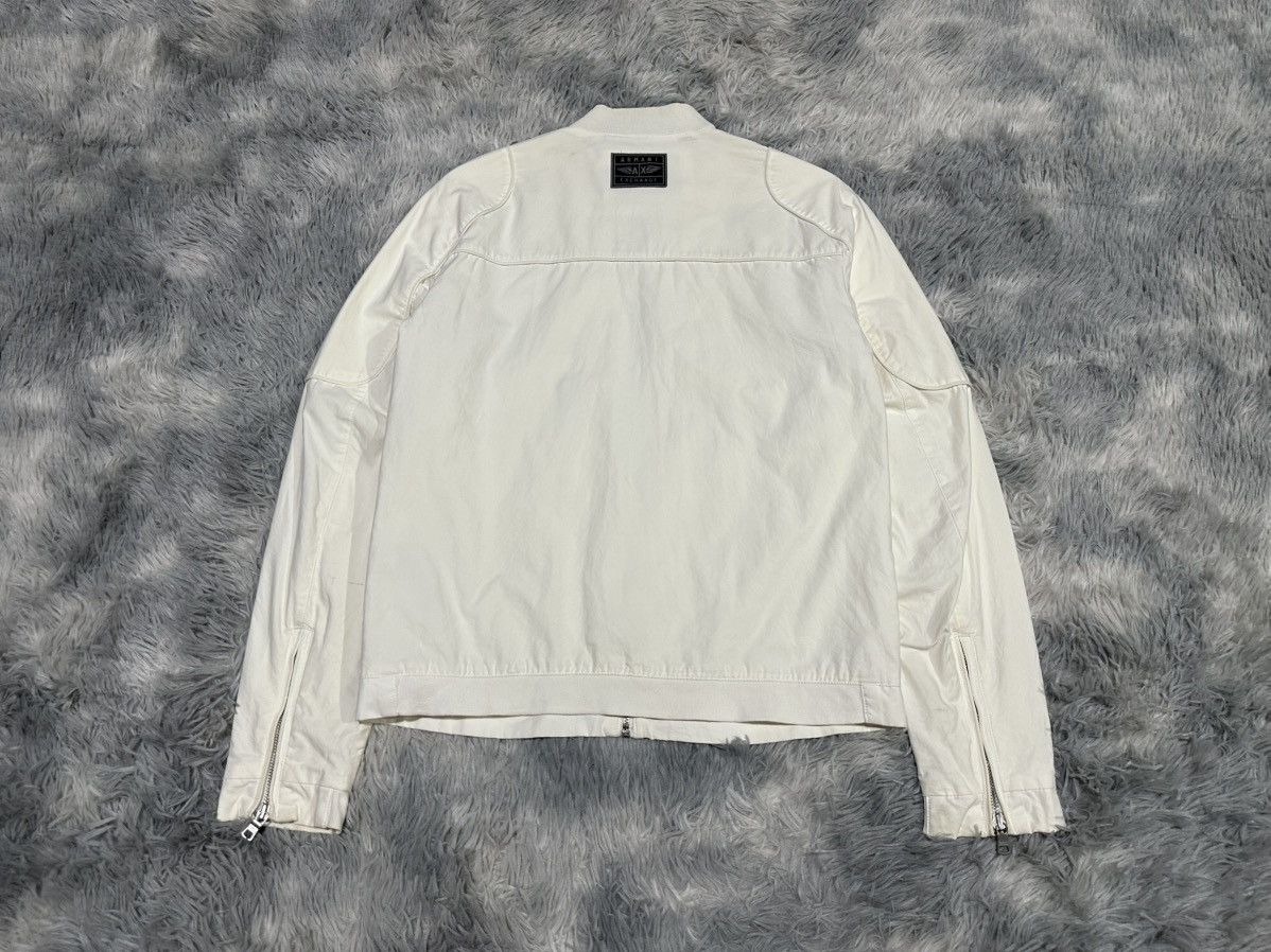 Armani Exchange 🔥Ss2013 Armani Exchange Padded Zipper Biker Jacket Size US M / EU 48-50 / 2 - 7 Thumbnail