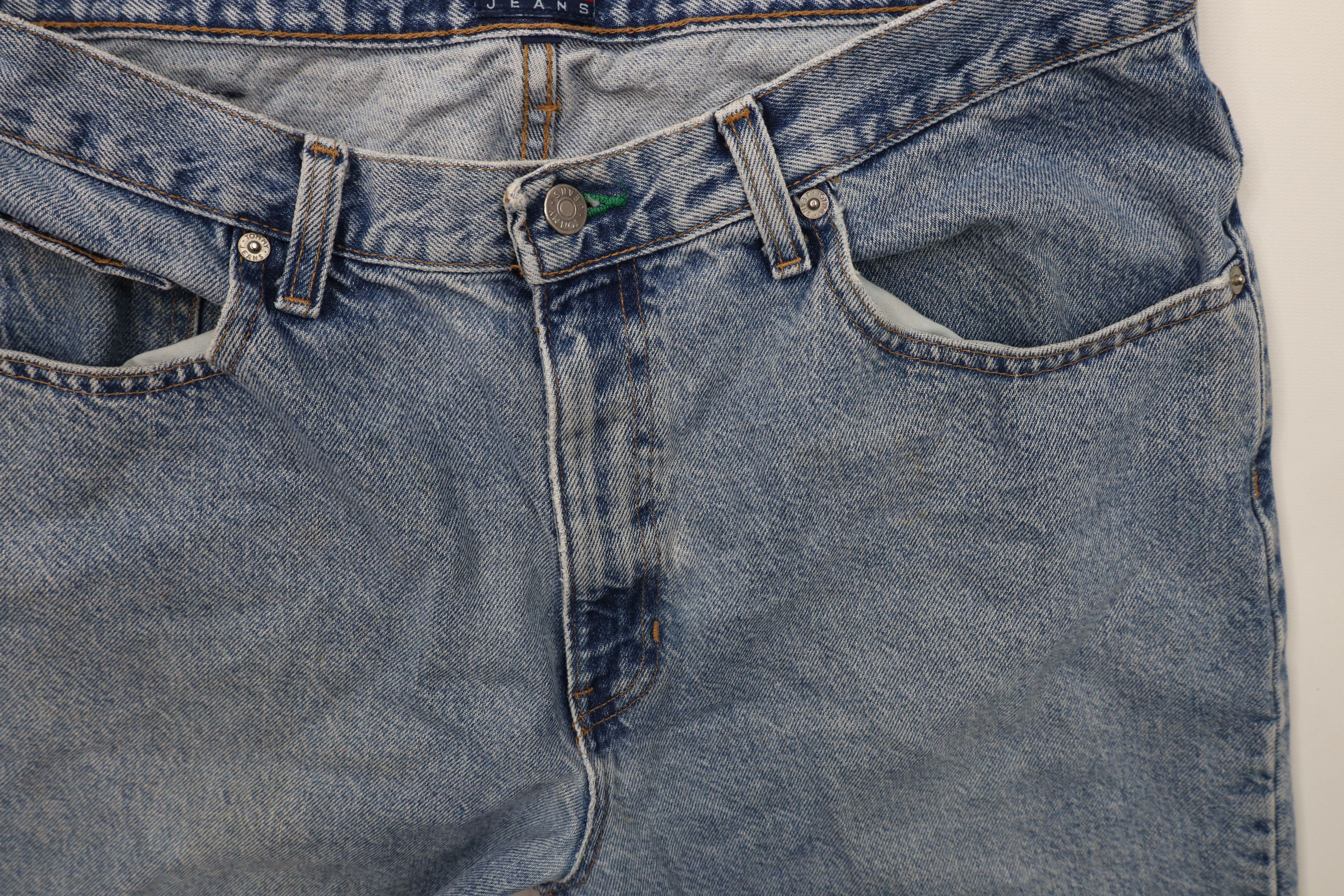 Tommy Hilfiger × Vintage Vintage 90s Tommy Hilfiger Spell Out Straight Leg Jeans USA Size US 34 / EU 50 - 8 Thumbnail