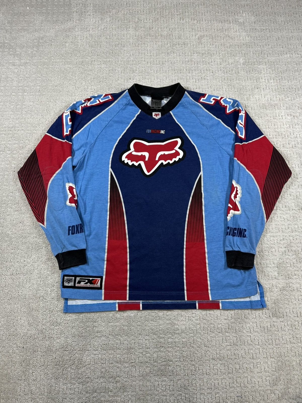 Fox Racing Y2K Fox Racing Long sleeve Size US XL / EU 56 / 4 - 2 Thumbnail