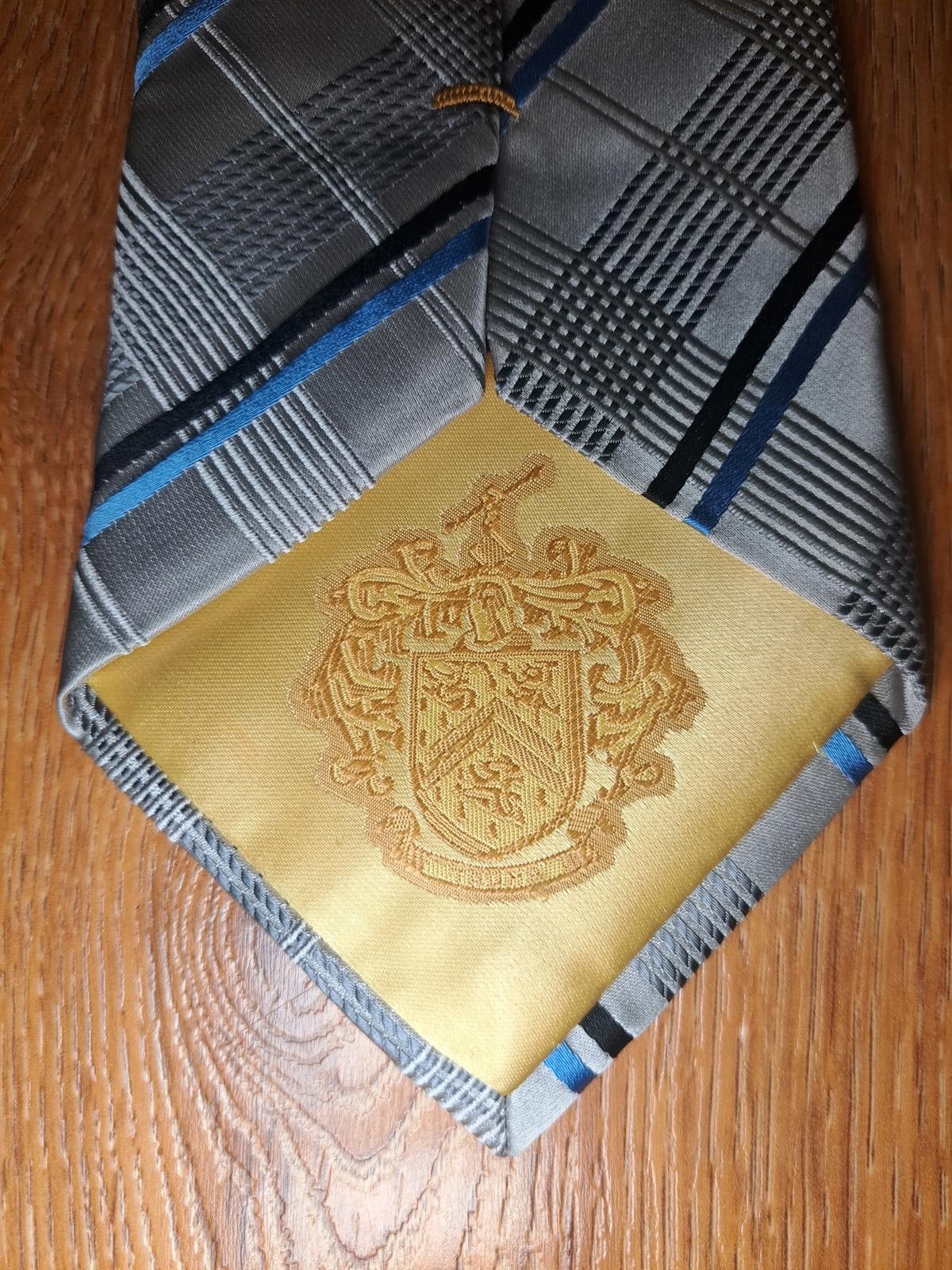 Donald Trump Donald Trump Signature Collection Tie Plaid Gray Blue Silk Size ONE SIZE - 4 Thumbnail