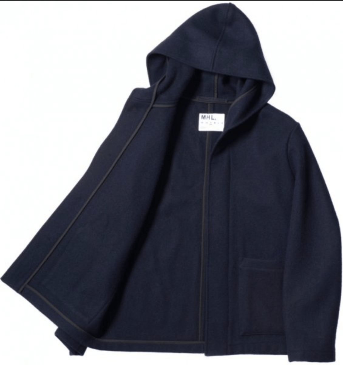Margaret Howell FW15 MHL Melton Wool Military Hood Coat (fits bigger) Size US M / EU 48-50 / 2 - 4 Thumbnail