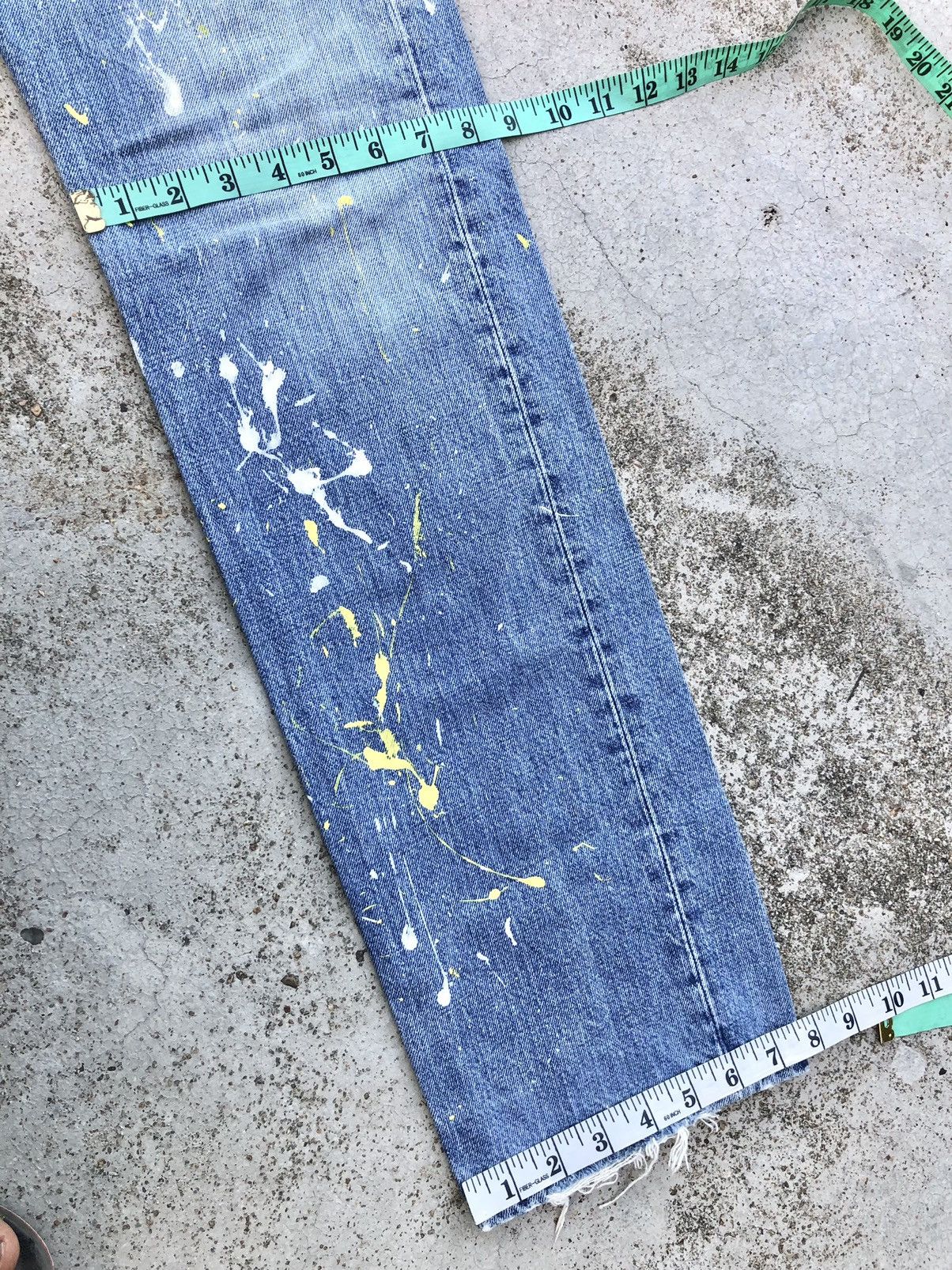 Levi's SPLATTERED PAINT LEVIS 501 JEANS Size US 29 - 16 Thumbnail