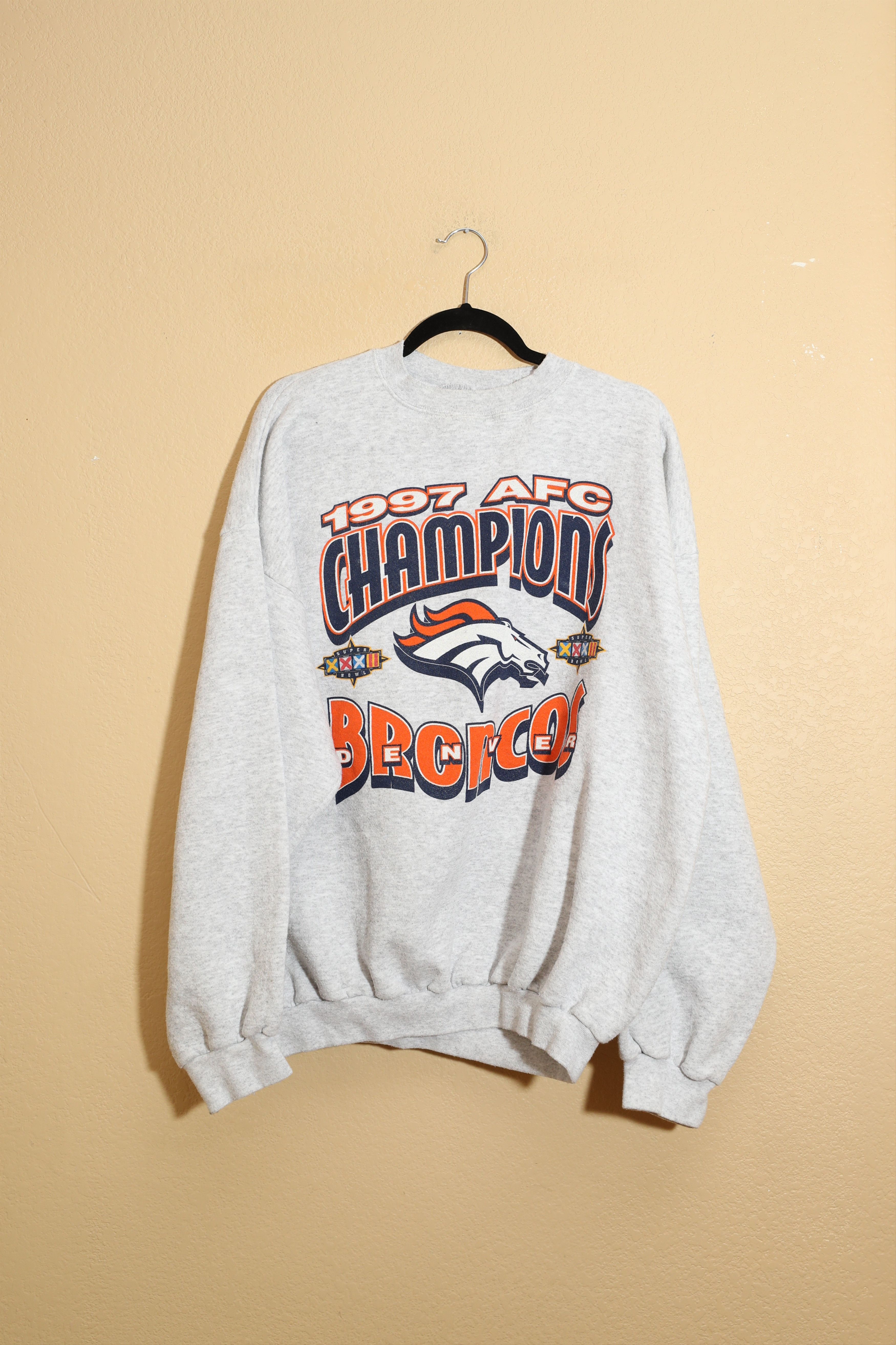 NFL Denver Broncos 1997 AFC Champions Vintage Crewneck (XL) Size US XL / EU 56 / 4 - 1 Thumbnail