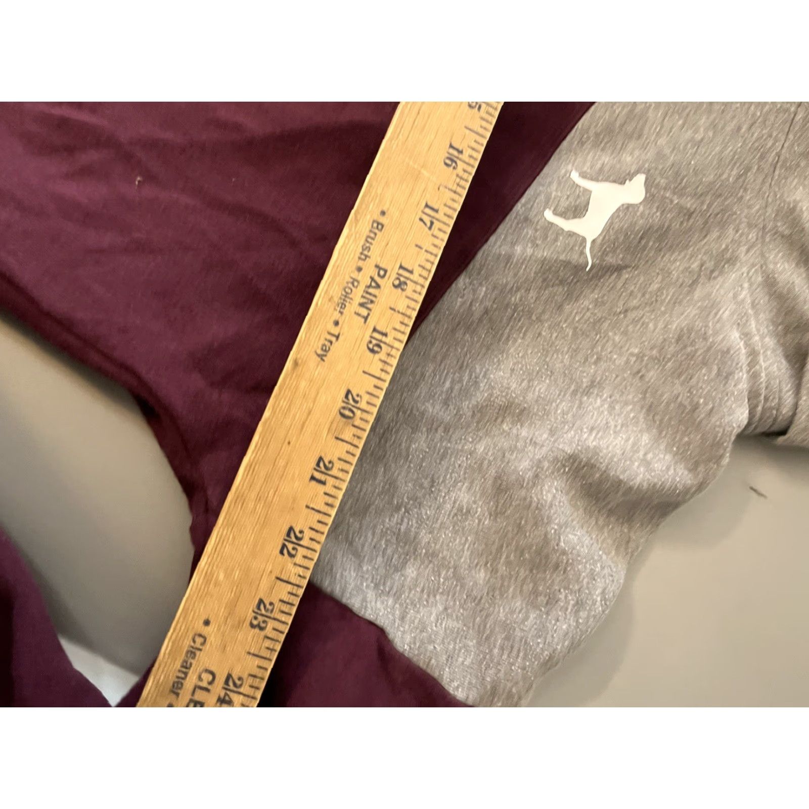 Victoria's Secret Victoria's Secret PINK Hoodie Womens Maroon Heather Cowl Neck Pullover Size S Long Sleeve Logo Size S / US 4 / IT 40 - 5 Thumbnail