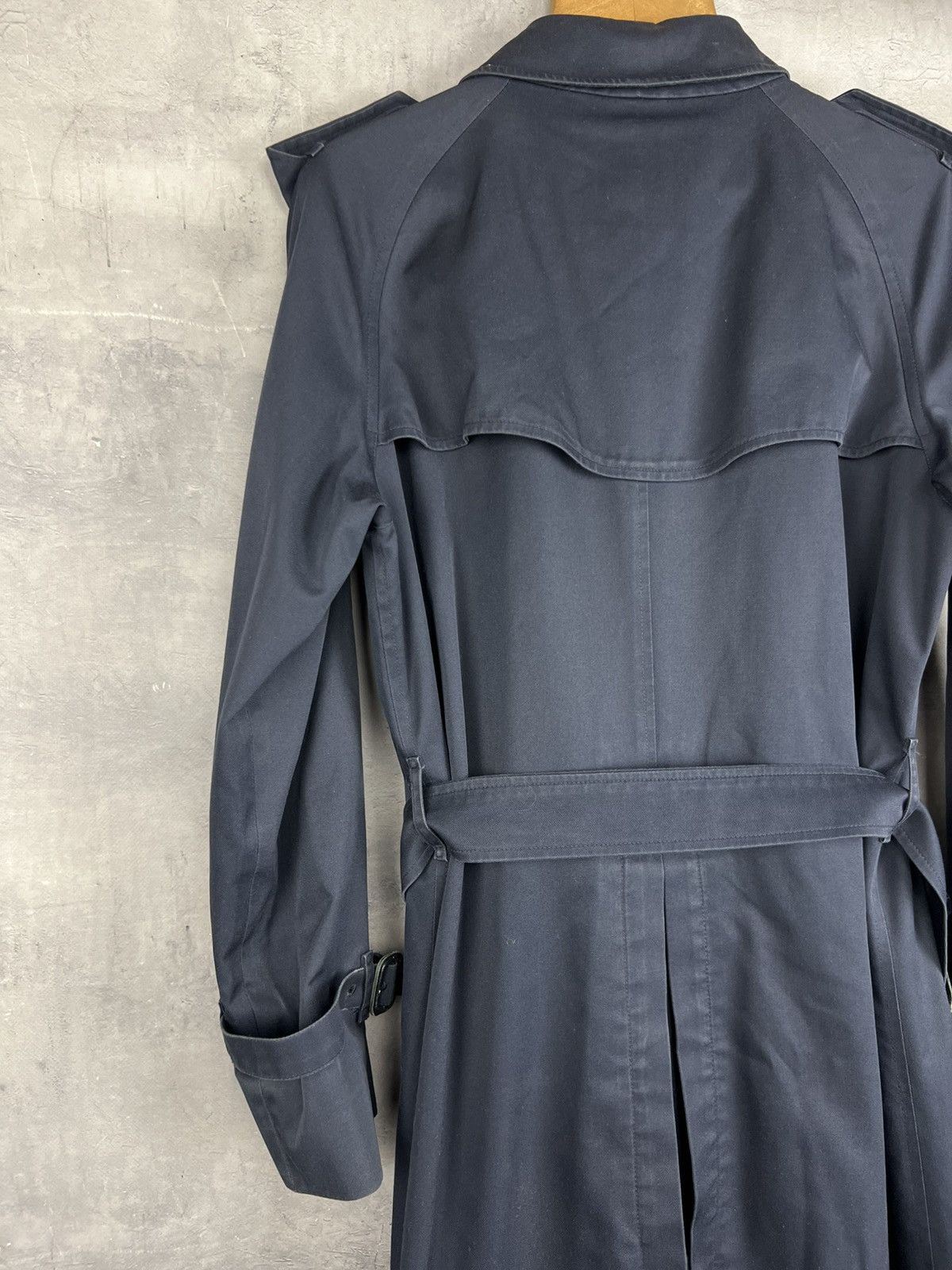 Burberry Vintage Burberrys Nova Check Double Breasted Trench Coat 10 Size M / US 6-8 / IT 42-44 - 15 Thumbnail