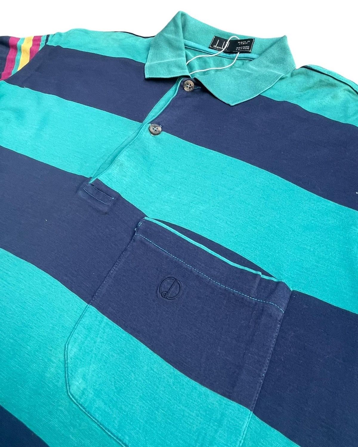 Alfred Dunhill × Designer × Vintage Vintage Dunhill Polo Tshirt Size US M / EU 48-50 / 2 - 3 Thumbnail