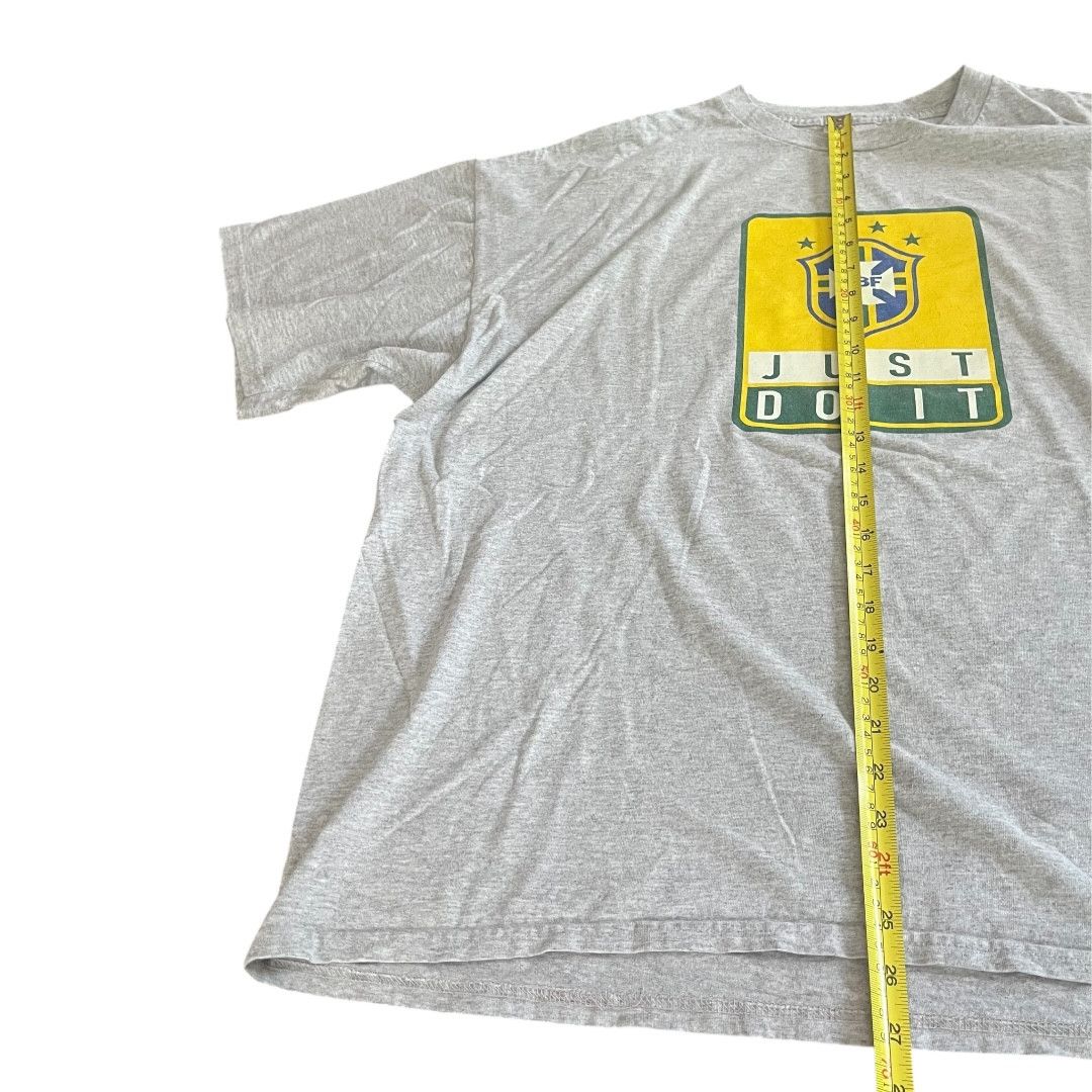 Nike × Vintage VINTAGE Nike CBF Futbol Brazil T Shirt Size US XL / EU 56 / 4 - 4 Thumbnail