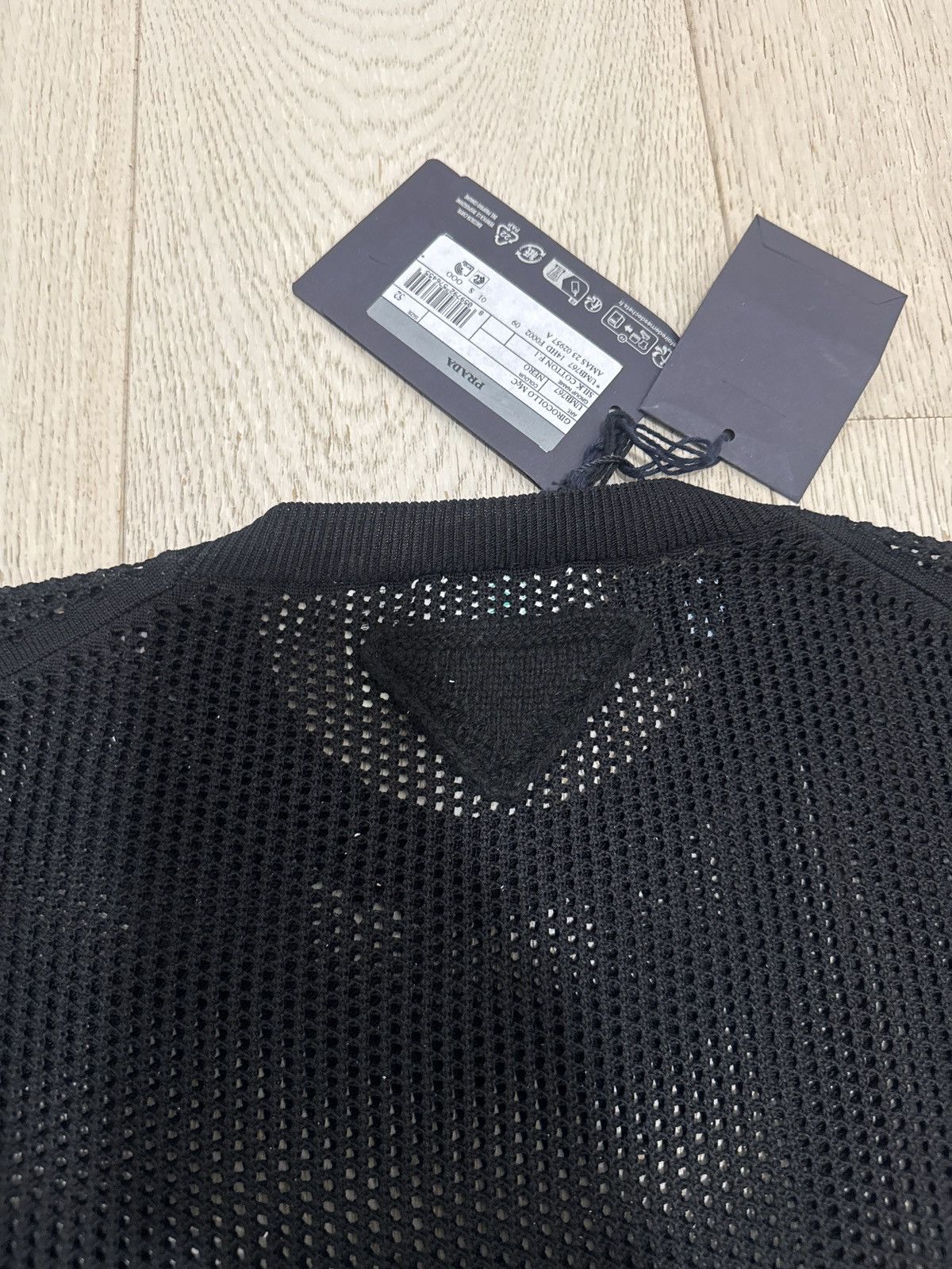 Prada Prada mesh t shirt Size US L / EU 52-54 / 3 - 2 Thumbnail