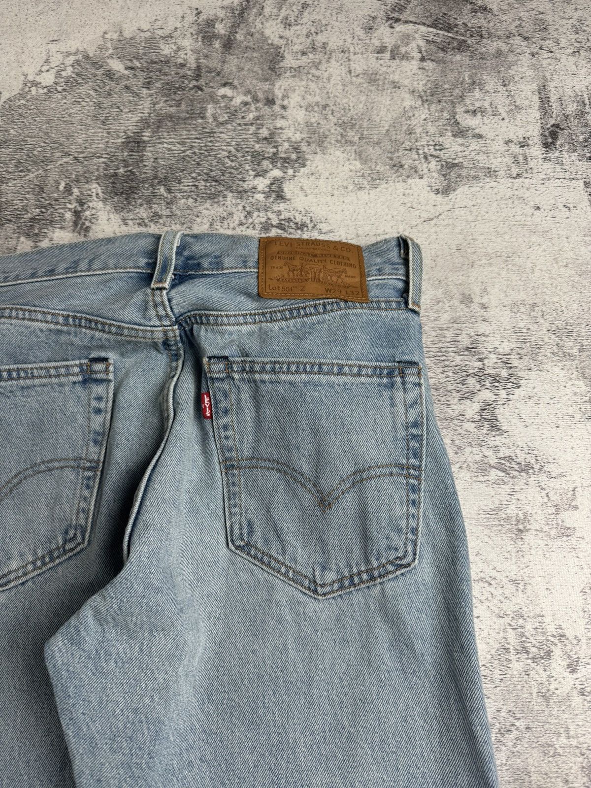Levi's Levis 551 Premium Work Wear Men’s W29 L32 Cotton Light Blue Jeans Pants Trousers Size US 30 / EU 46 - 8 Thumbnail