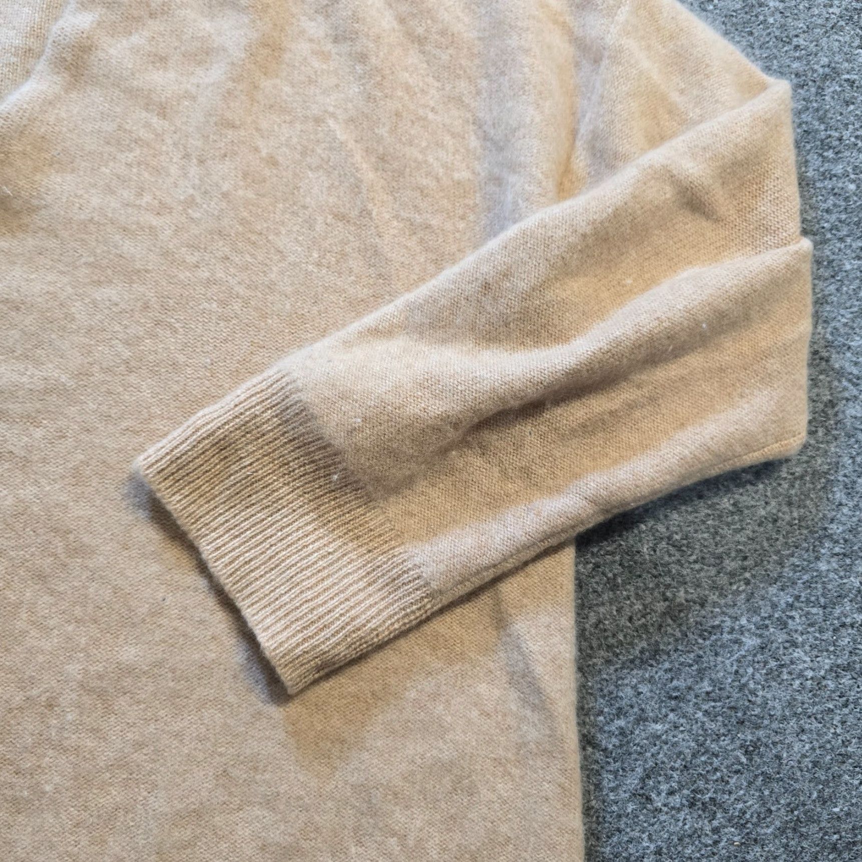 Vince Vince Sweater Womens Size XL Brown Cashmere V-Neck Long Sleeve Cozy Capsule Pullover Knit Casual Womens Size XL / US 12-14 / IT 48-50 - 3 Thumbnail