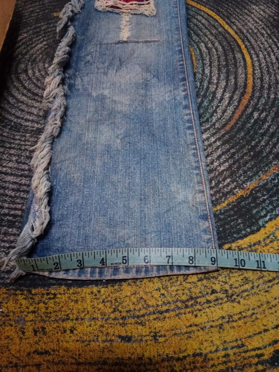 If Six Was Nine × Japanese Brand Lust distressed patches jeans Size 34" / US 12 / IT 48 - 12 Thumbnail