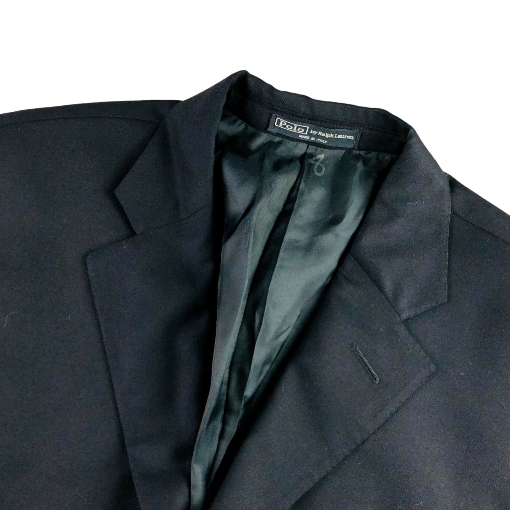 Polo Ralph Lauren Polo Ralph Lauren Blazer Navy Blue Men's 3-Button 100% Wool Italy 40L Size US L / EU 52-54 / 3 - 2 Thumbnail