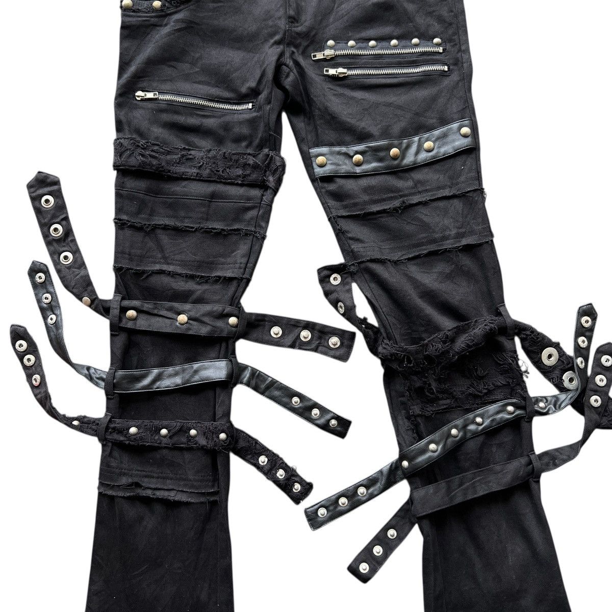 Hysteric Glamour 🔥 Sex Pot Revenge Bondage Embellished Covertible Pant Size US 30 / EU 46 - 4 Thumbnail