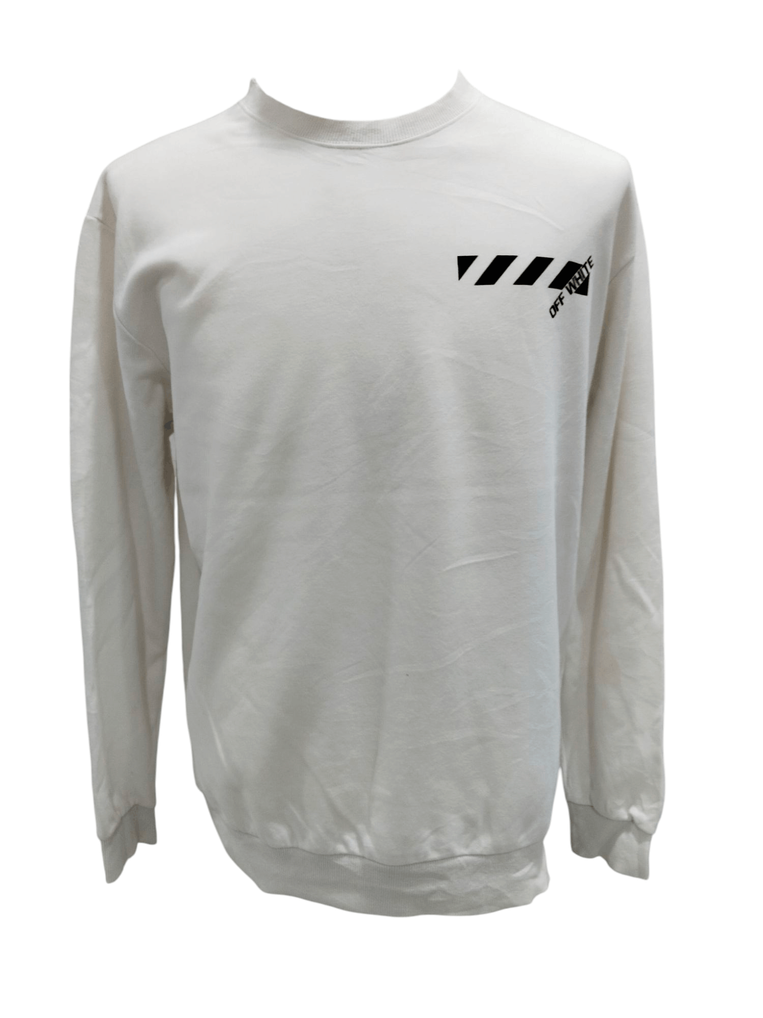 Japanese Brand × Vintage Off-White X Virgil Abloh Costum made Big Logo Sweatshirt Size US XL / EU 56 / 4 - 2 Thumbnail