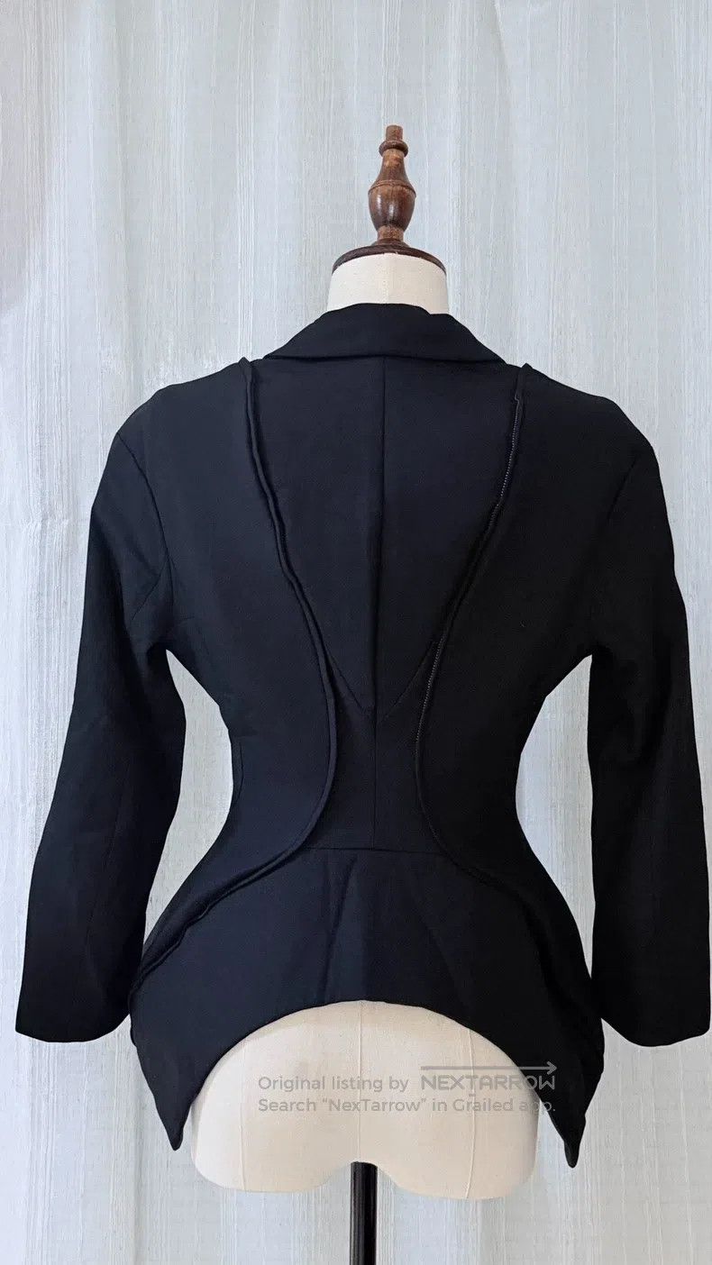 Junya Watanabe Junya Watanabe Black bone design blazer Size M / US 6-8 / IT 42-44 - 3 Thumbnail