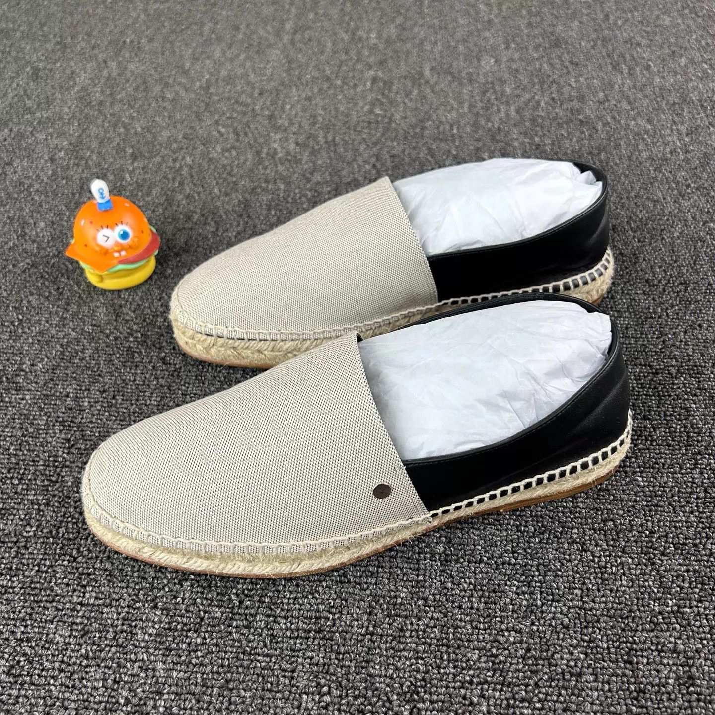 Hermes Hermes color-blocked straw-soled fisherman shoes 39 Size US 8.5 / IT 38.5 - 1 Thumbnail