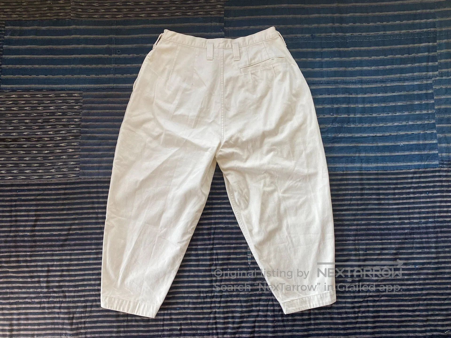 Porter Classic summer white cotton pants. Size US 34 / EU 50 - 4 Thumbnail