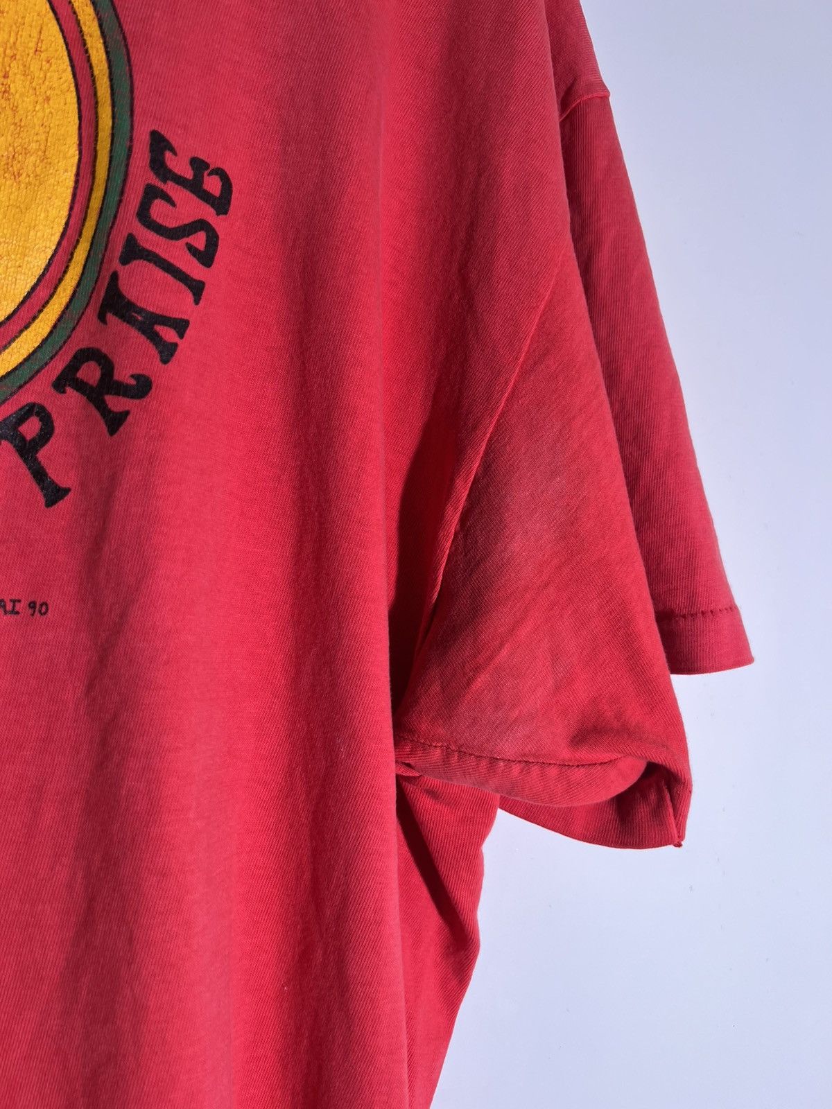 Vintage 90’s VTG Vintage Give Thanks & Praise Rasta Lion Retro Shirt Size US XL / EU 56 / 4 - 9 Thumbnail