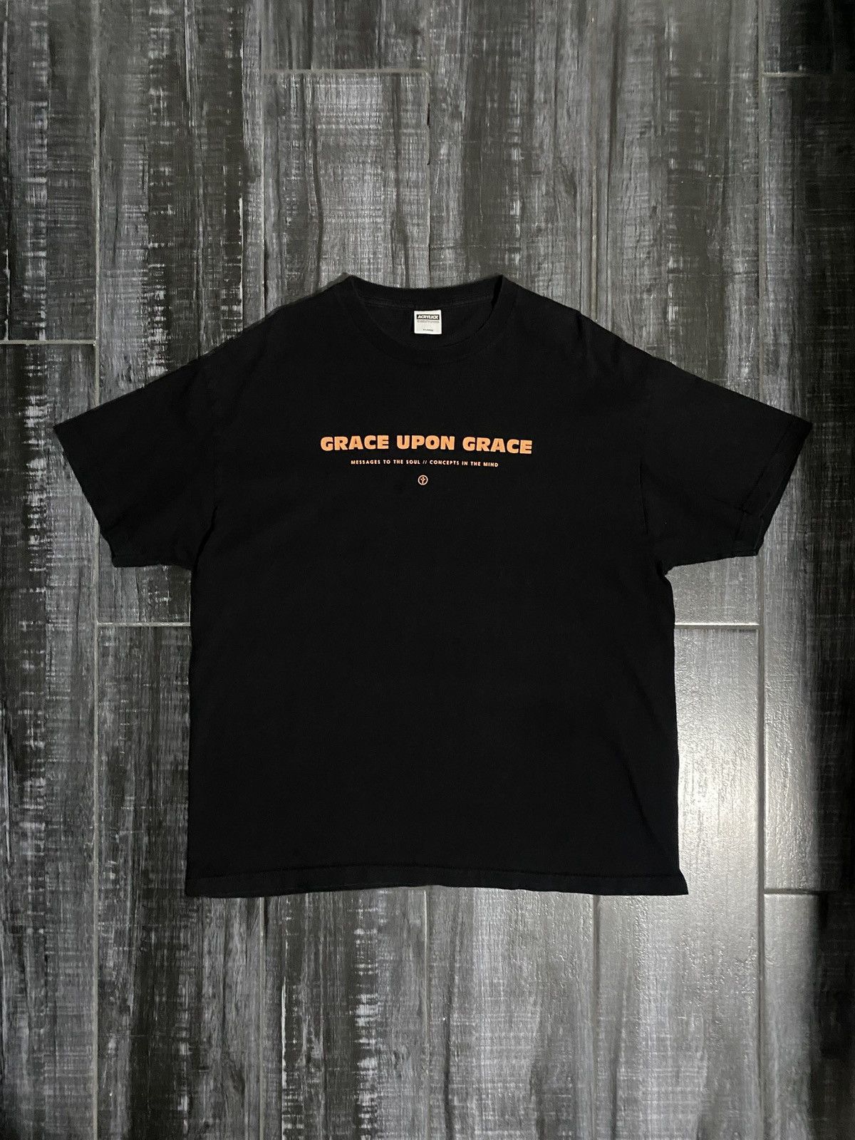 Other Black and orange Grace Upon Grace streetwear tee Size US XL / EU 56 / 4 - 1 Thumbnail