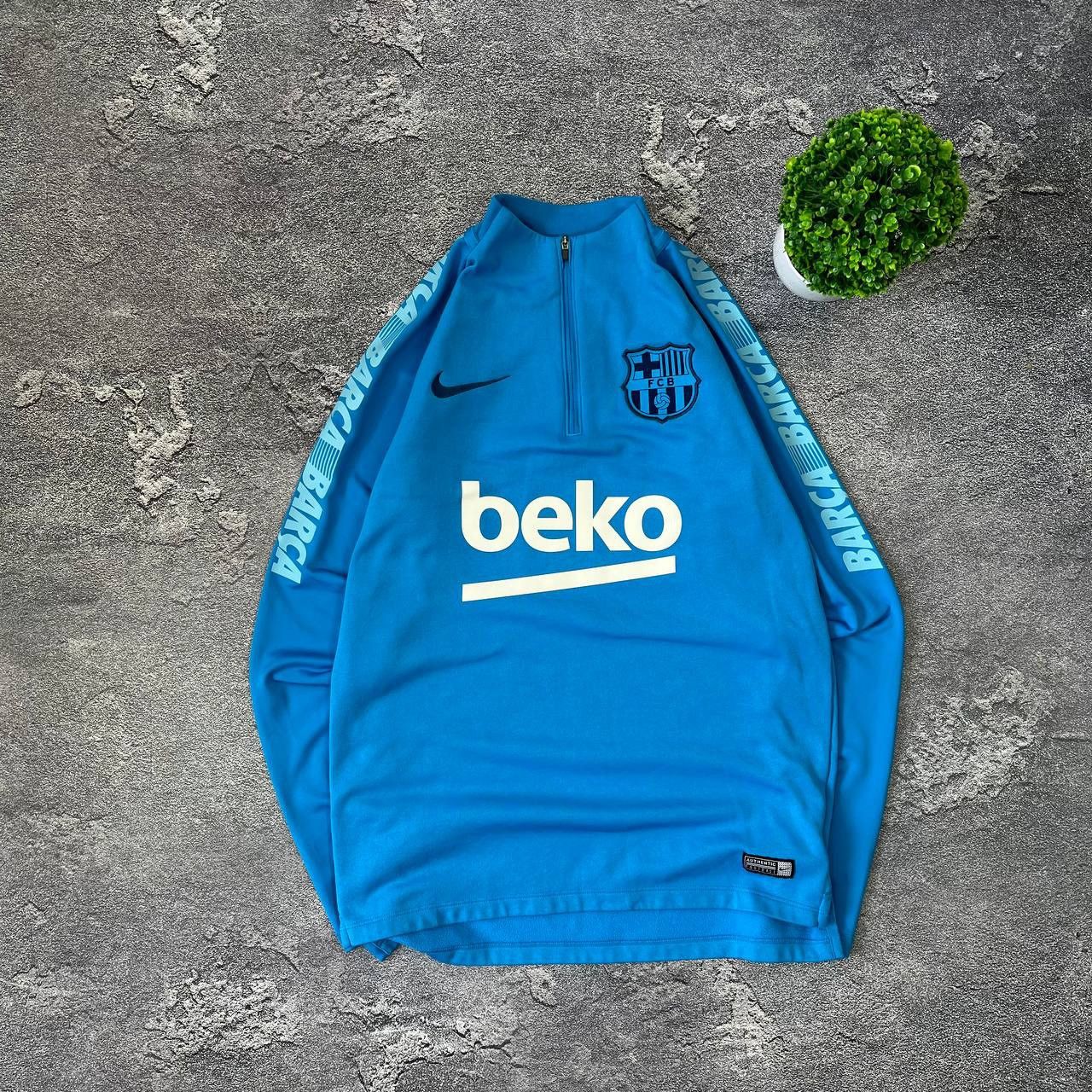 Nike × Vintage Vintage Football Nike Barcelona Track Jacket Size S Size US S / EU 44-46 / 1 - 1 Thumbnail
