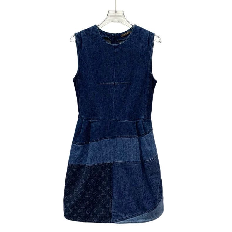 Louis Vuitton Louis Vuitton Sleeveless denim dress with a crewneck in da Size XS / US 0-2 / IT 36-38 - 1 Thumbnail