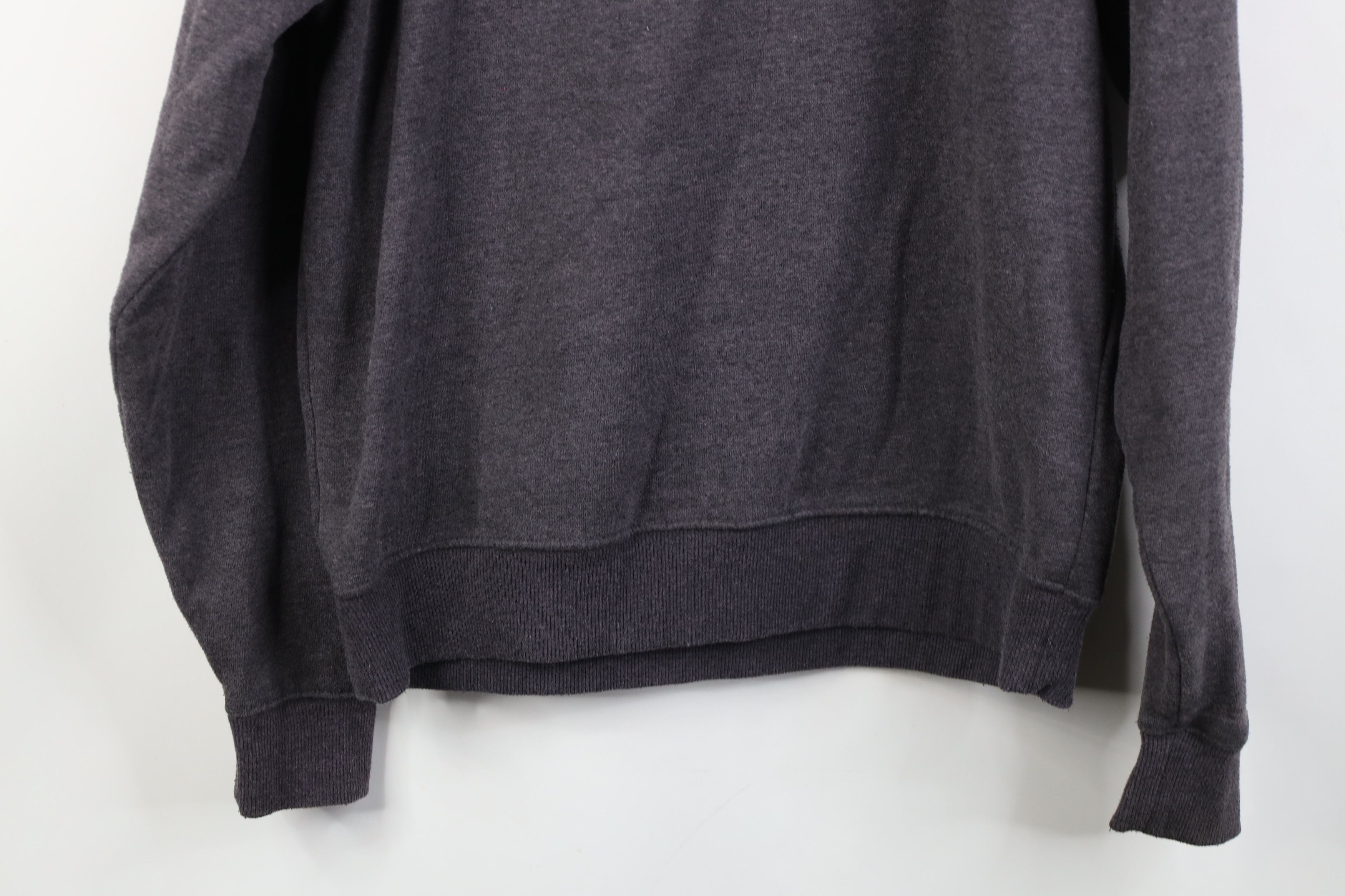 Vintage Vintage 90s Streetwear Crewneck Sweatshirt Charcoal Gray Size US M / EU 48-50 / 2 - 10 Thumbnail