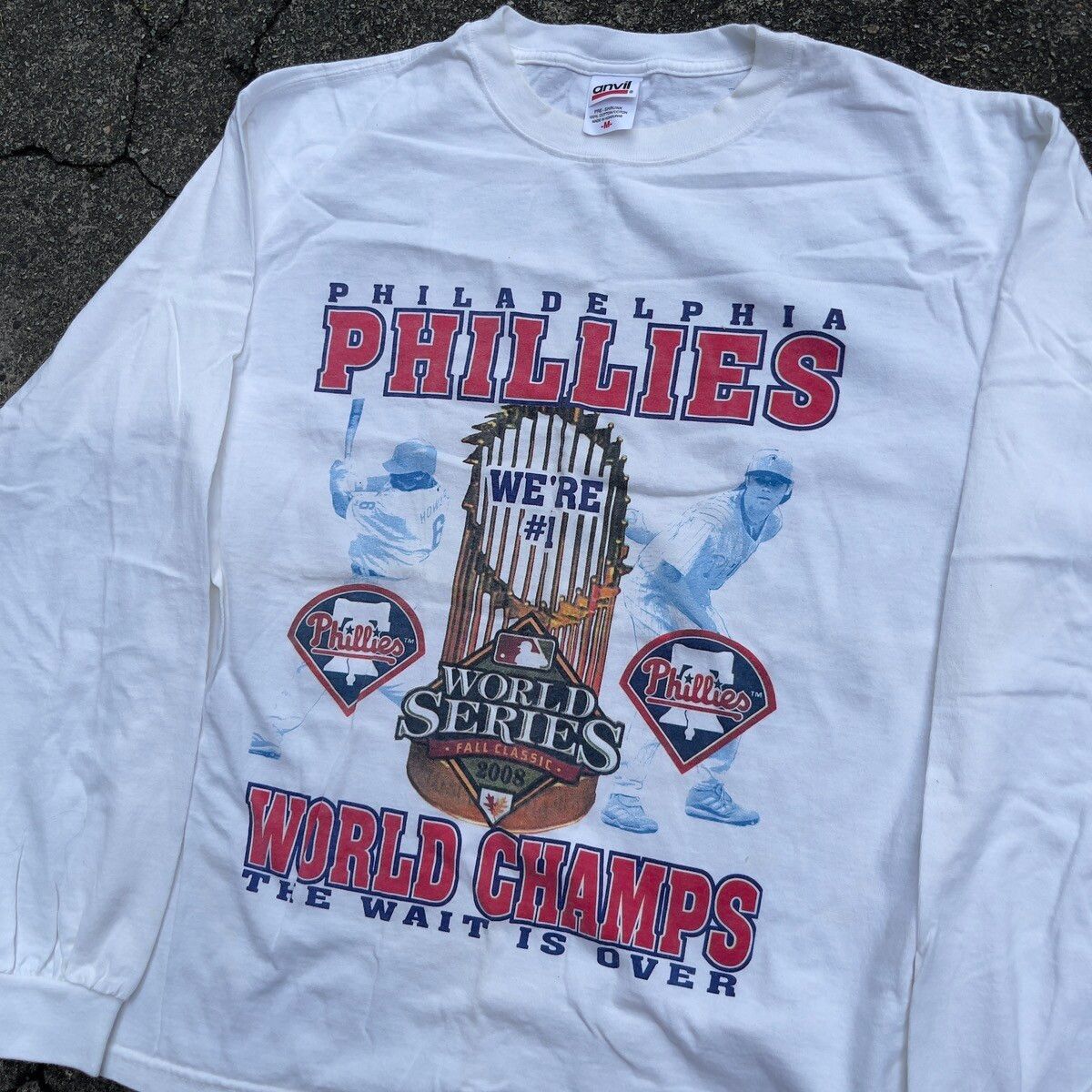 Vintage 2008 Philadelphia Fans Champions Sports Long Sleeve Shirt Size US XL / EU 56 / 4 - 2 Preview