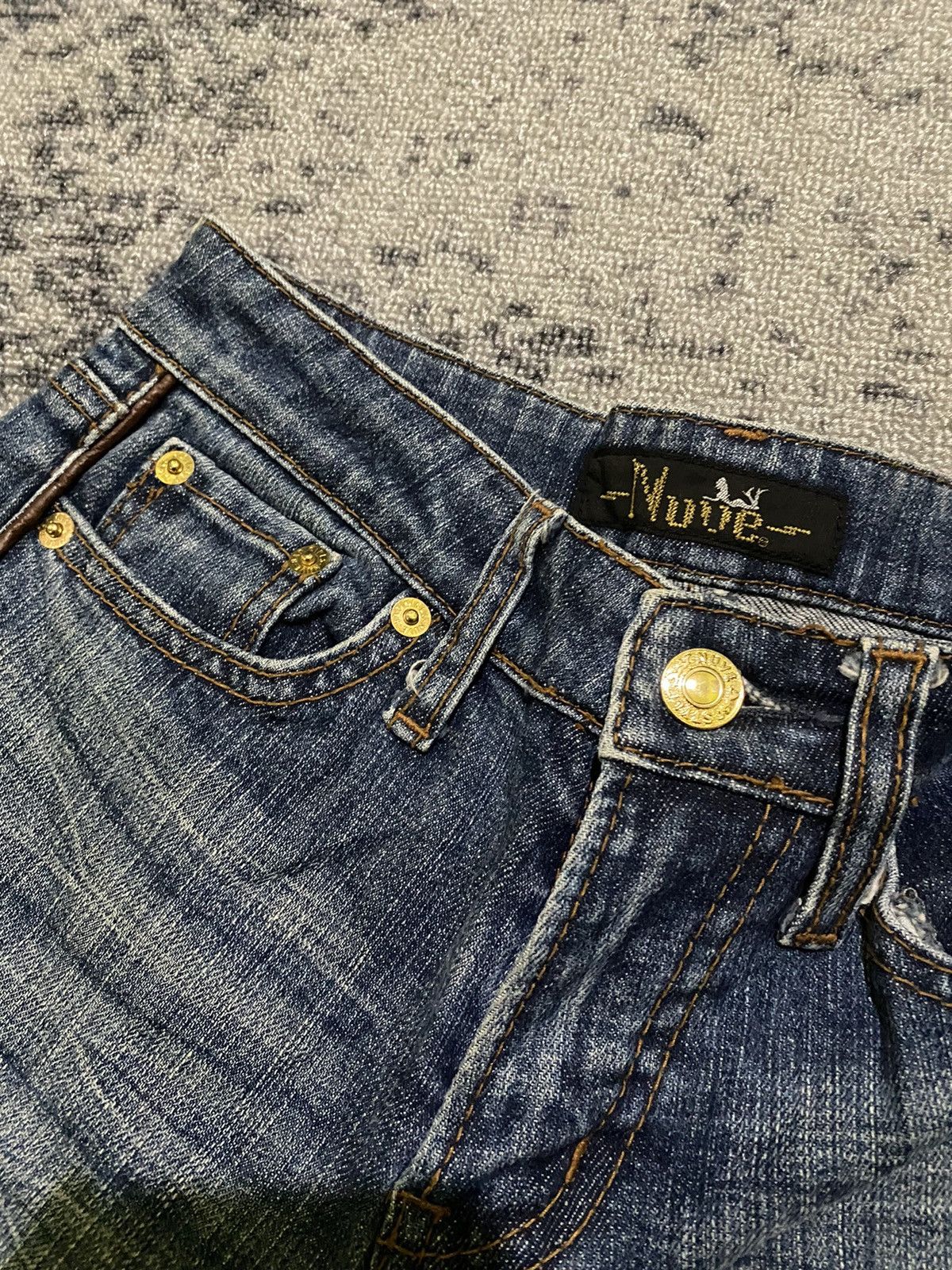 Hysteric Glamour × If Six Was Nine × Japanese Brand Y2k Nuve ifsixwasnine flare jeans Size US 27 - 4 Thumbnail