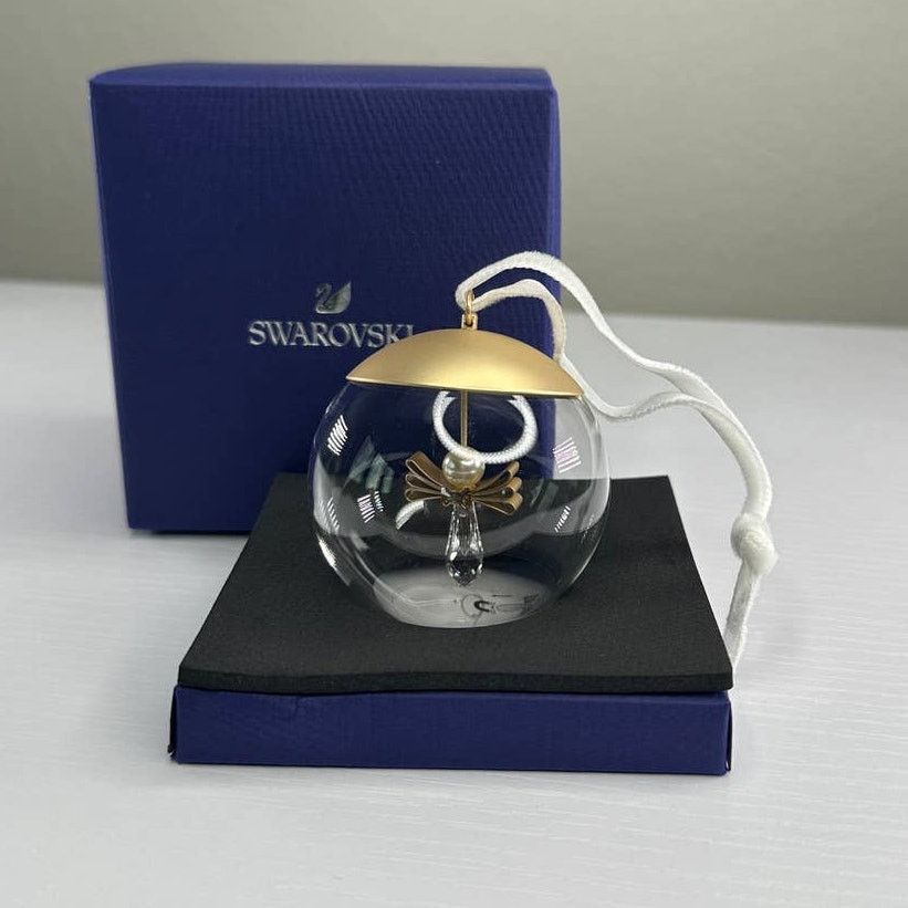 Swarovski Swarovski Holiday Magic Angel Ball Ornament, White Size ONE SIZE - 2 Thumbnail