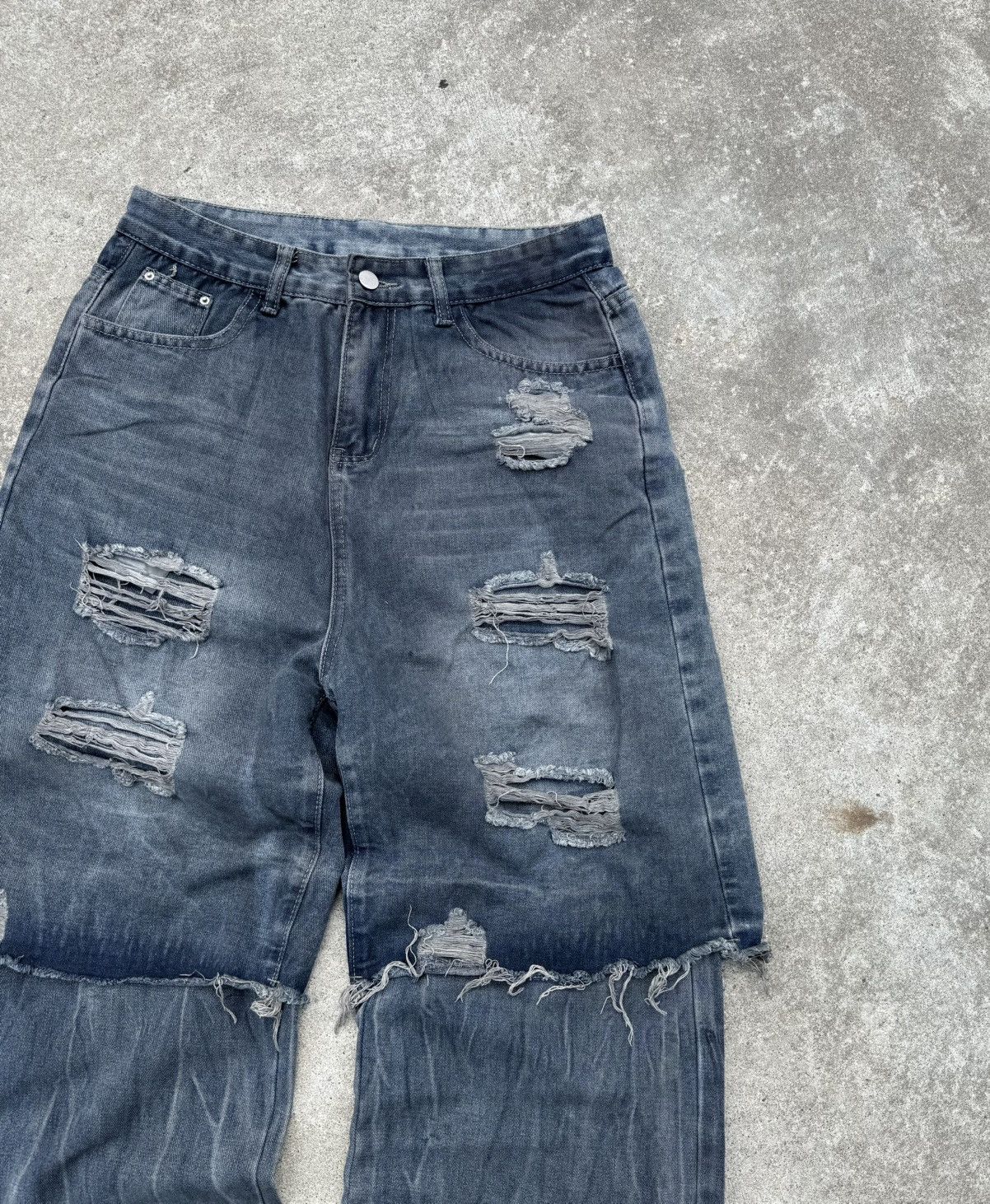 Other Vintage y2k opium streetwear avantgarde rare wide jeans Size US 34 / EU 50 - 3 Thumbnail