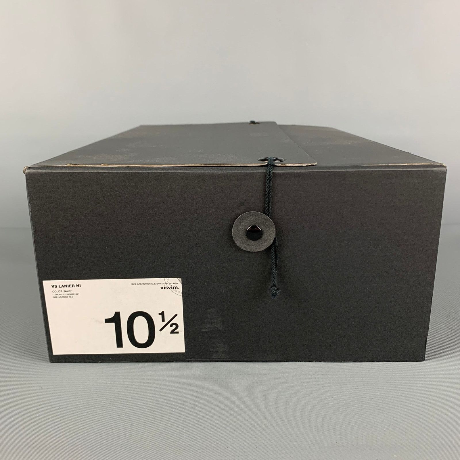 Visvim VISVIM 10.5 Navy Mixed Material Lanier High-Top Sneakers Size US 10.5 / EU 43-44 - 11 Thumbnail