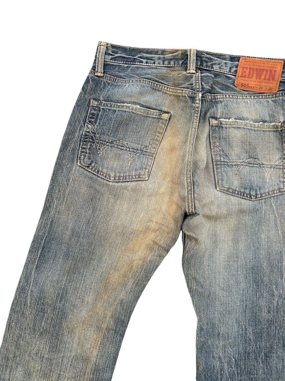 Japanese Brand × Kapital × Vintage Vintage Edwin Selvedge Distressed Denim Jeans Size US 31 - 9 Thumbnail