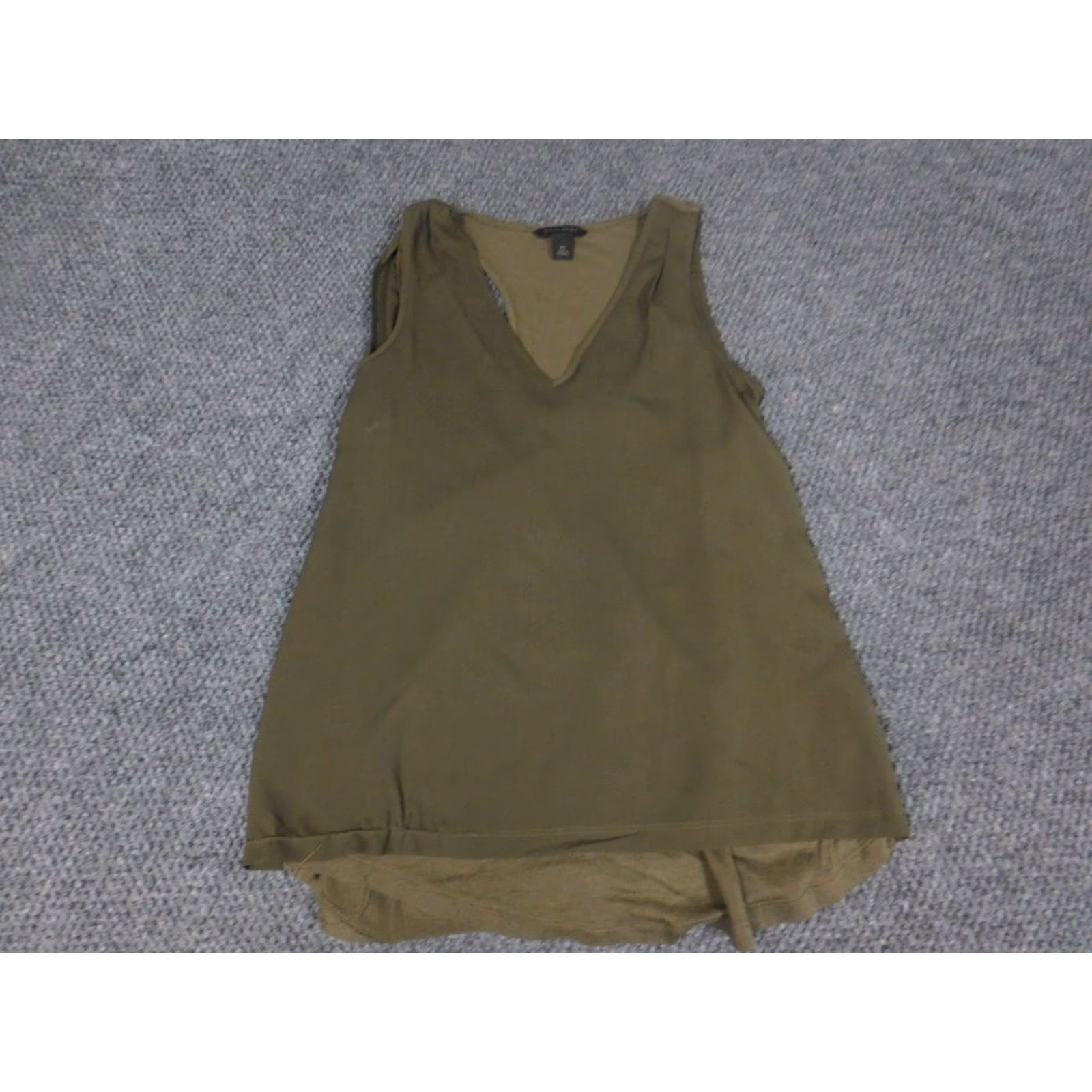 Banana Republic Banana Republic Blouse Womens XS Green Crew Neck Pullover Casual Shirt Regular Stretch Basic Classic Size XS / US 0-2 / IT 36-38 - 2 Thumbnail