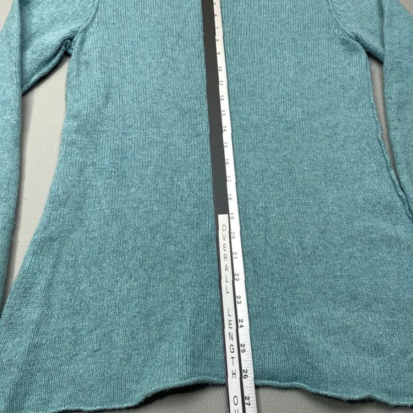 Eddie Bauer VINTAGE Eddie Bauer Wool Blend Sweater 1/4 Buttons Women’s Large Tall Green Size L / US 10 / IT 46 - 5 Thumbnail